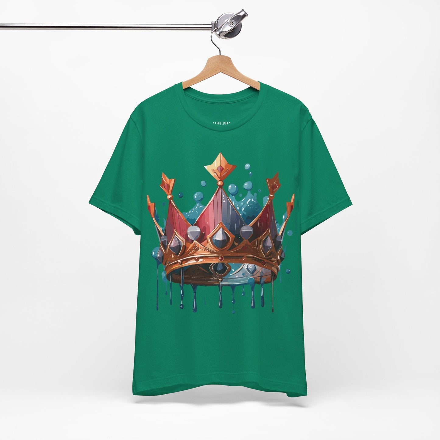 Crown Graphic Unisex 100 Cotton Vintage Artwork Tee 7