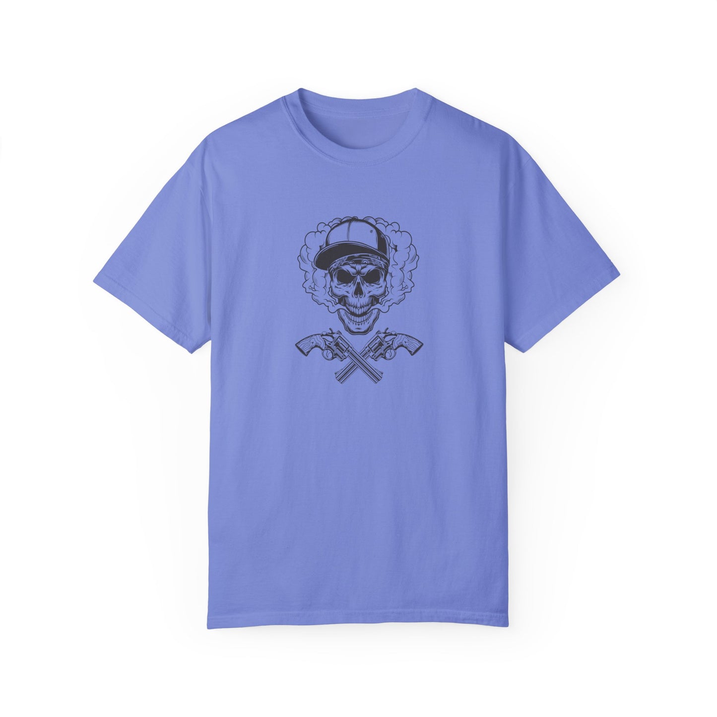 Unisex Cotton Tee Shirt with Skull