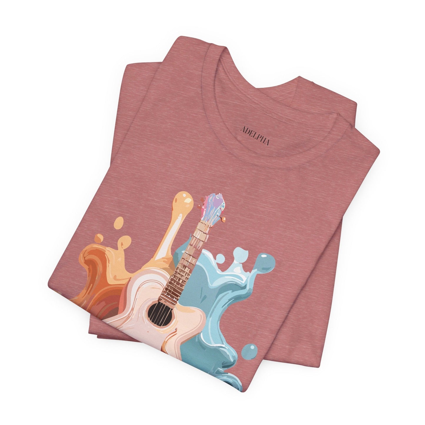 Music Graphic T Shirt Unisex Jersey Short Sleeve Adelpha Art Design Tee Vintage Inspired Artwork