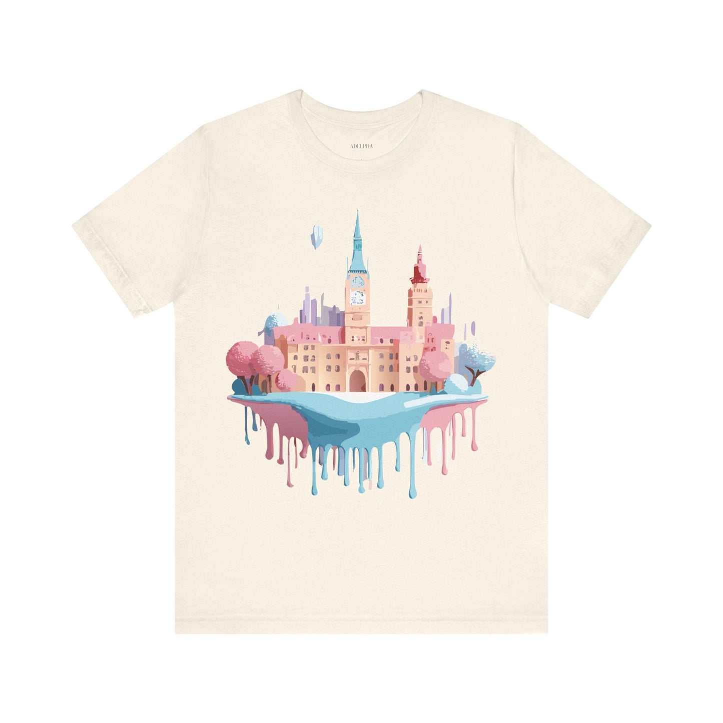 Tourist Shirt Prague Graphic Tee Unisex Jersey Short Sleeve Vintage Style Adelpha