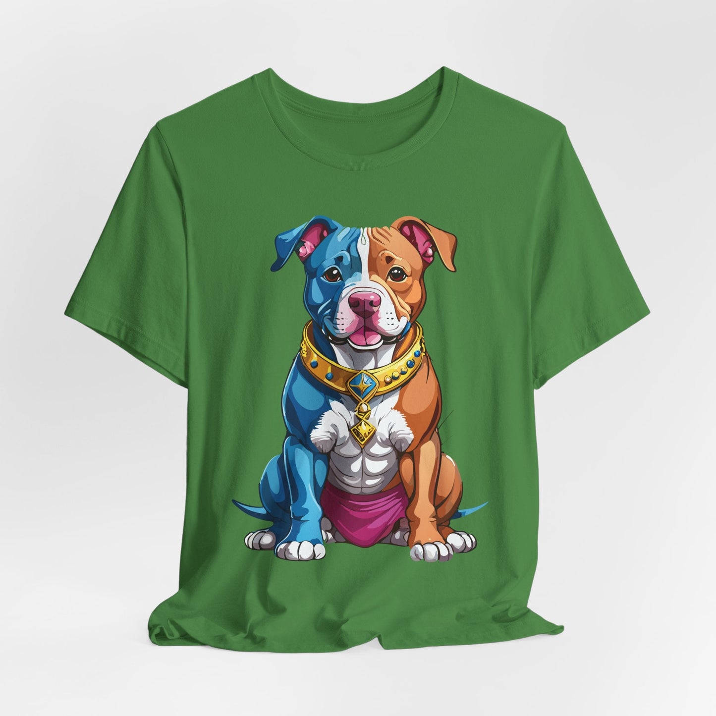 Unisex Animal Shirt Art Design Tee With Wild Animals Print Short Sleeve Jersey Tee