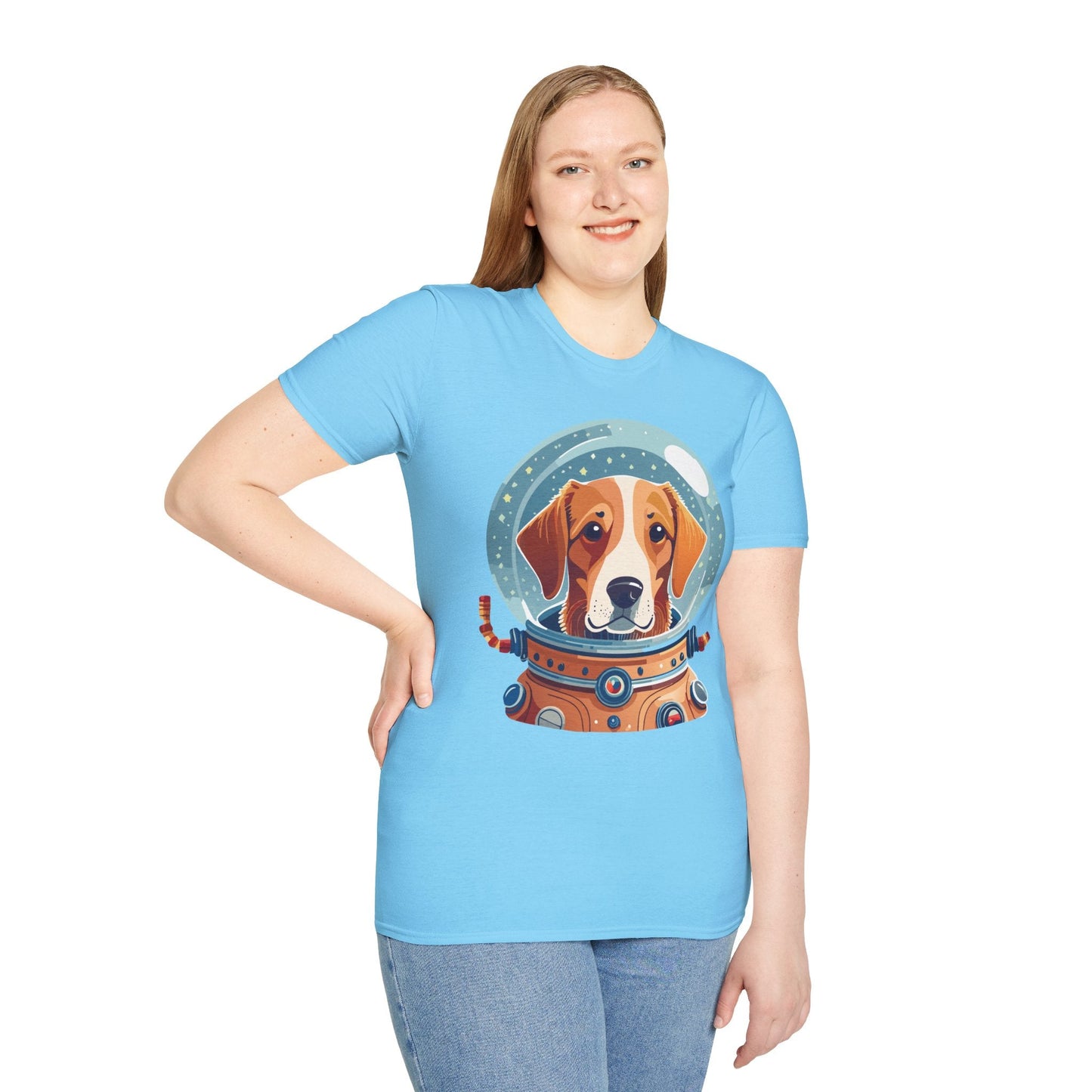 Dog Shirt Unisex Animal Tee Soft Cotton Premium Softstyle Ring Spun Gildan 64000