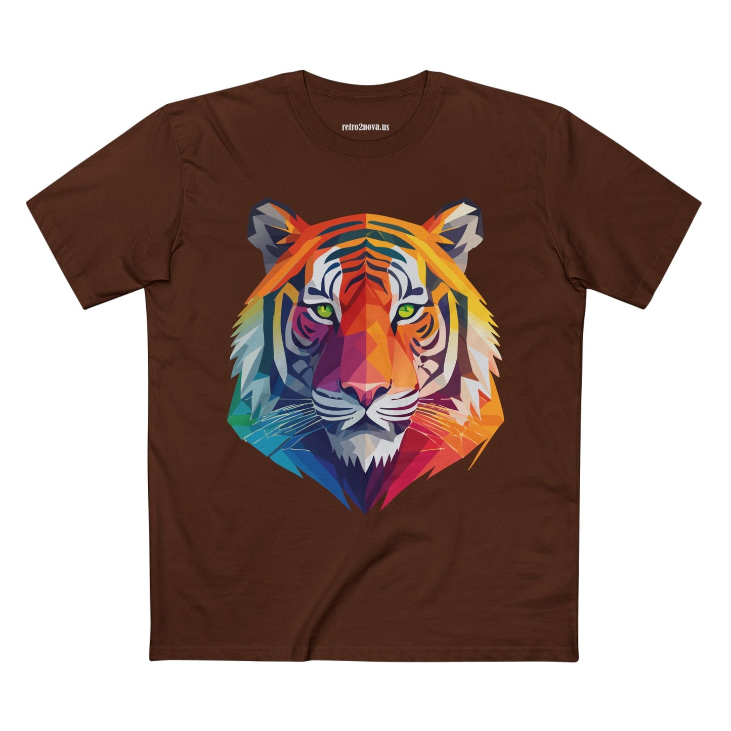 Tiger Shirt Unisex Premium Cotton Staple Tee With Original Art Design From Retro2Nova Collection For Everyday Wear