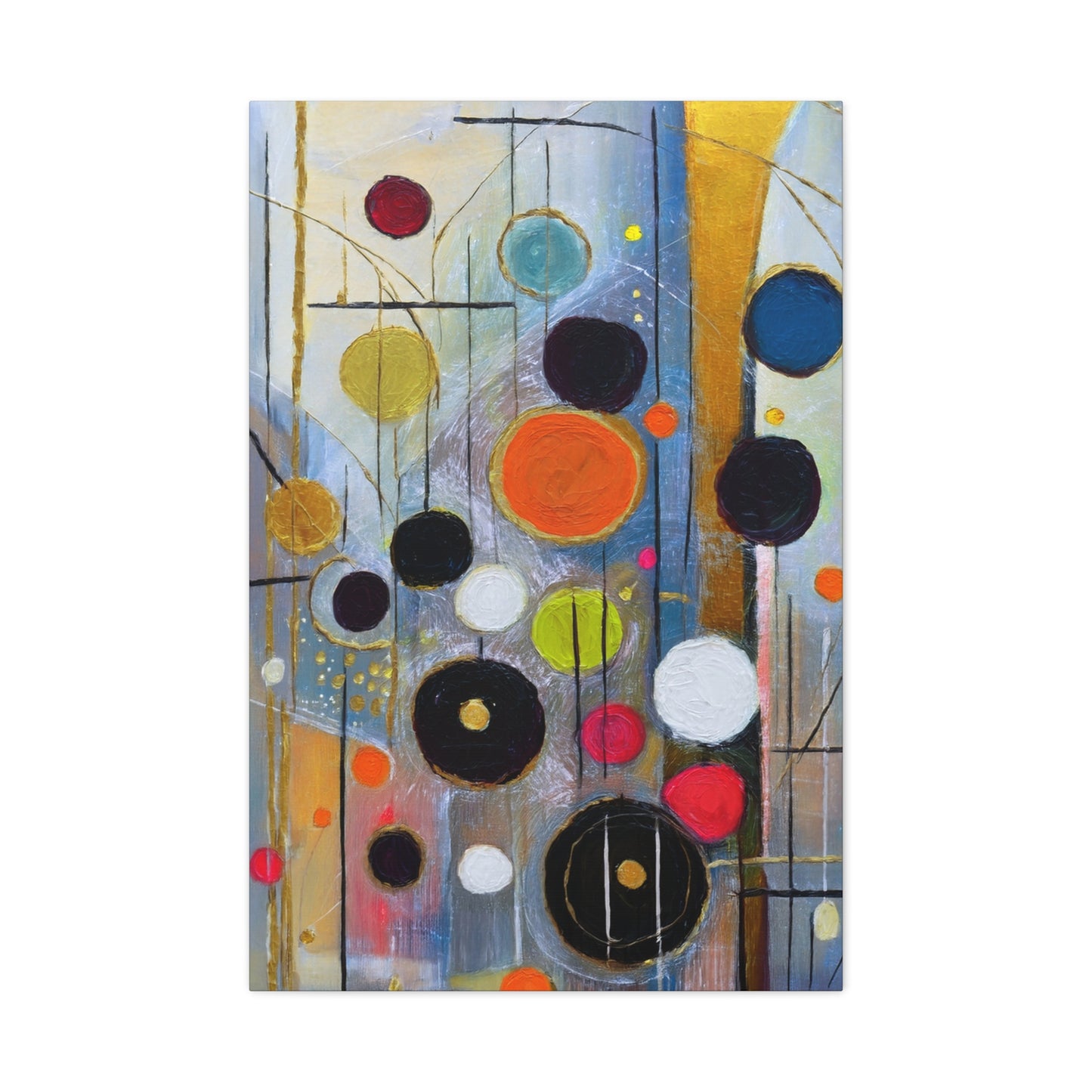 Abstract Oil Painting Print Canvas 20x24,20x30,24x30 24x32,24x36,30x40 32x48,36x48,40x60 Pine-Wood Inner Frame ABS-108