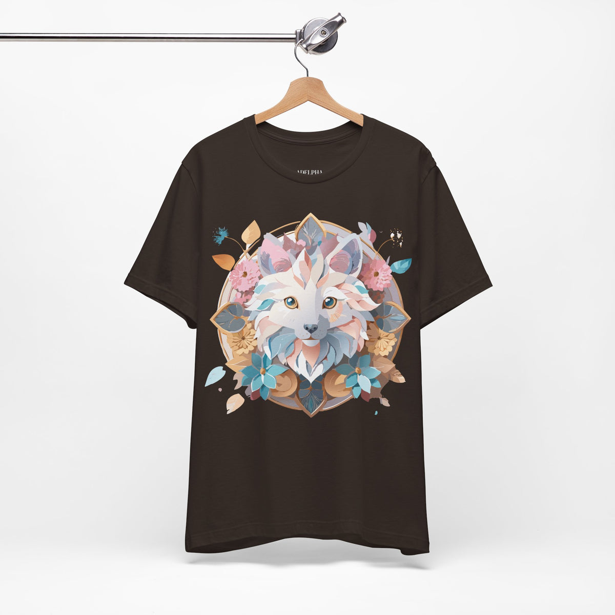 Medallion Graphic Unisex Cotton Bella+Canvas Tee with Art Design d73