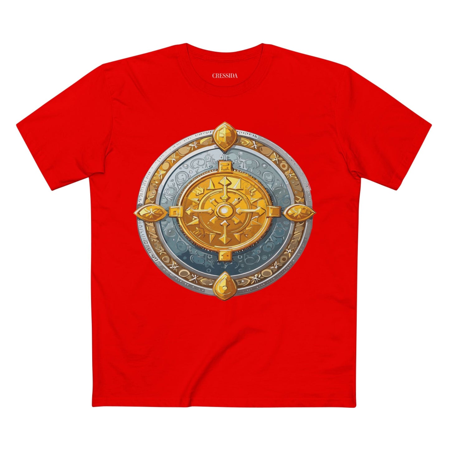 Antique Gold Coin Graphic Design T-Shirt Unisex 100 Cotton With Golden Print Artwork Tee 7