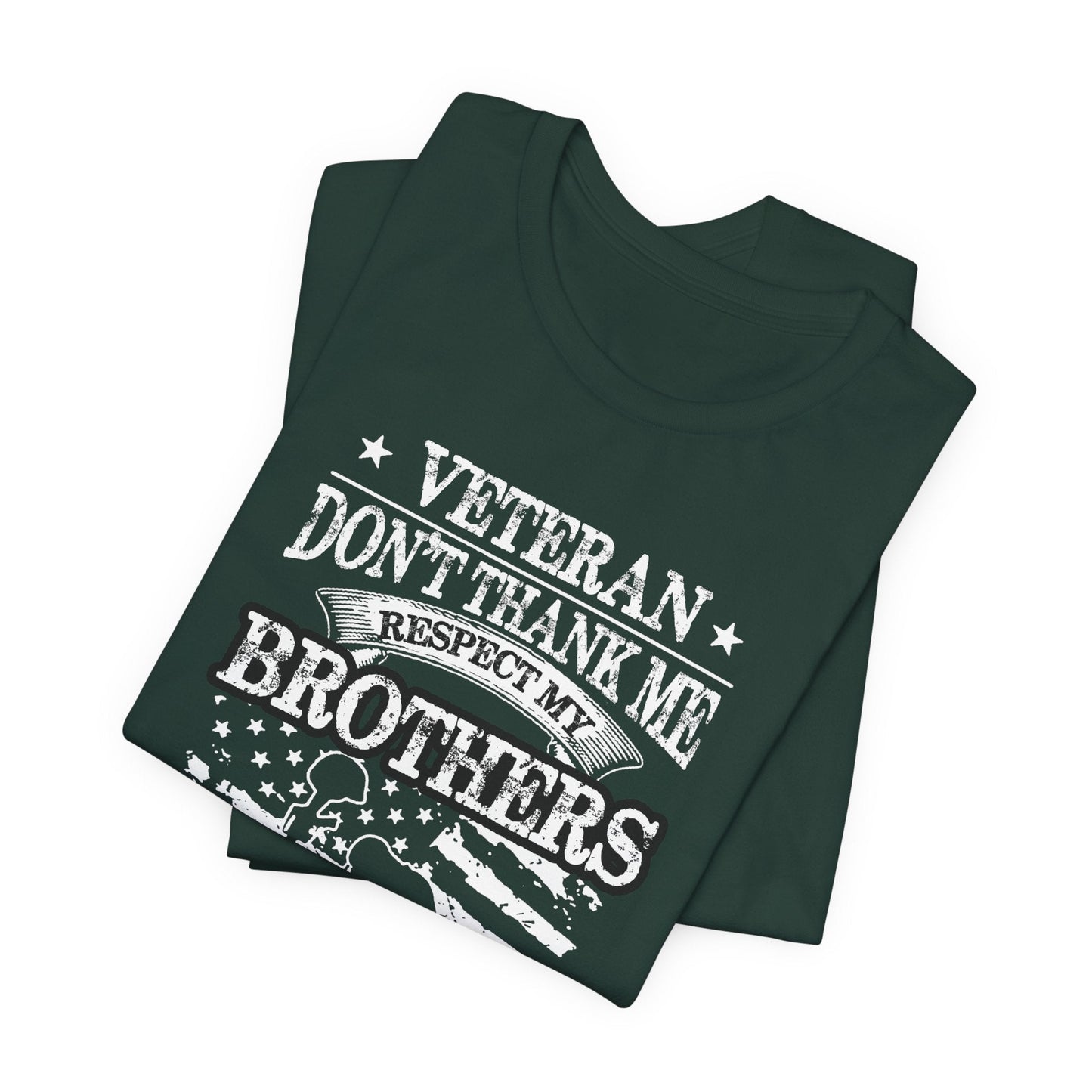 Army Veteran Patriotic Graphic Design Unisex Cotton T-Shirt v60