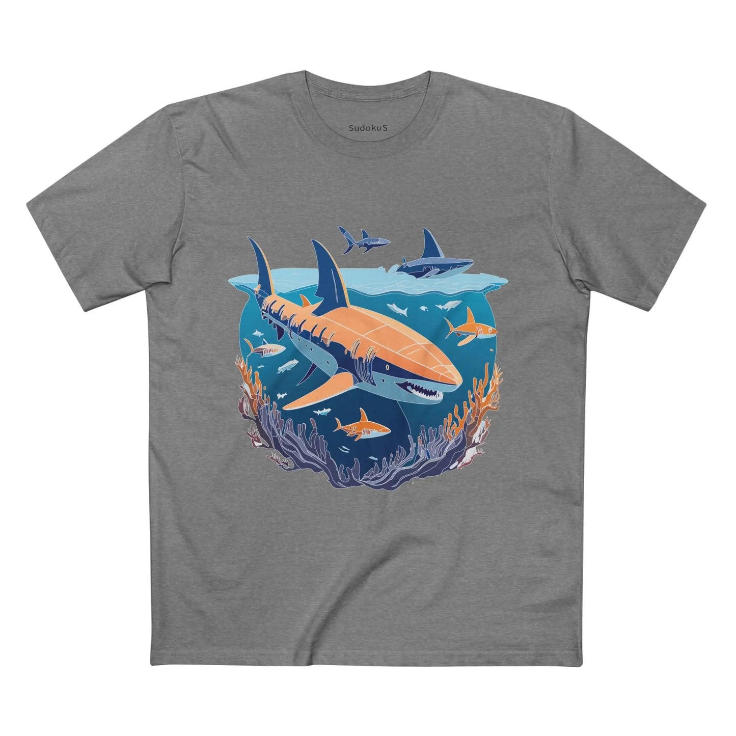 Ocean Coast Graphic Unisex 100 Cotton Staple Tee 10