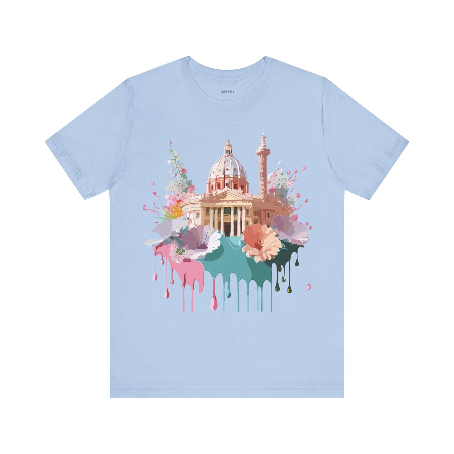 Unisex Rome Graphic Tee Tourist Shirt Adelpha Vintage Artwork Premium Comfort Everyday Wear