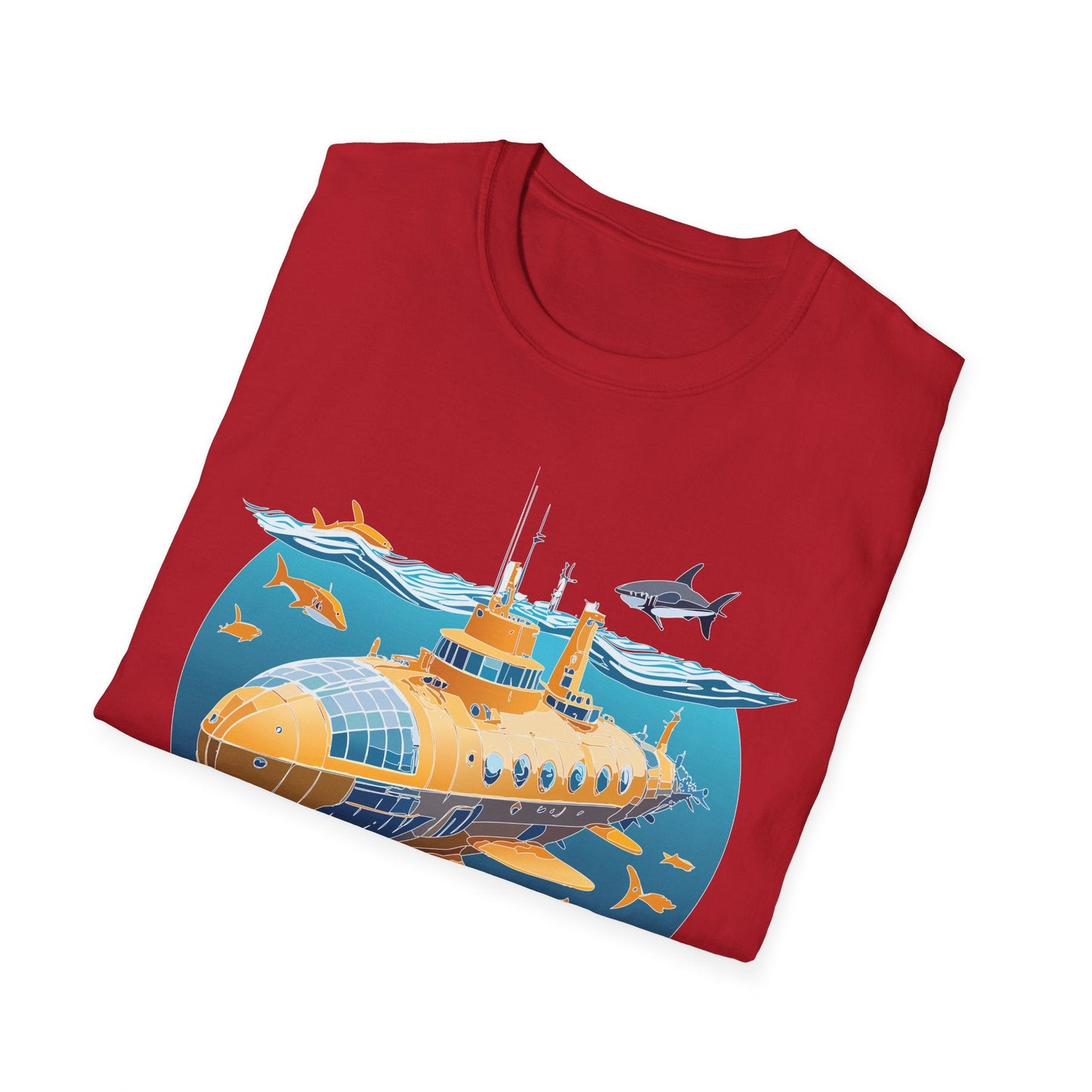 Ocean Graphic Unisex Softstyle Cotton Tee 12