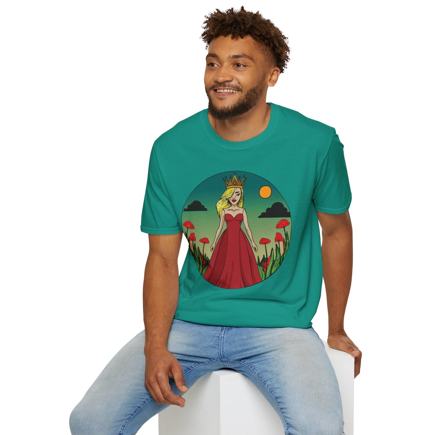 Womens Graphic T Shirt Art Design Tee Unisex Softstyle 64000 Ring Spun Cotton Daily Wear
