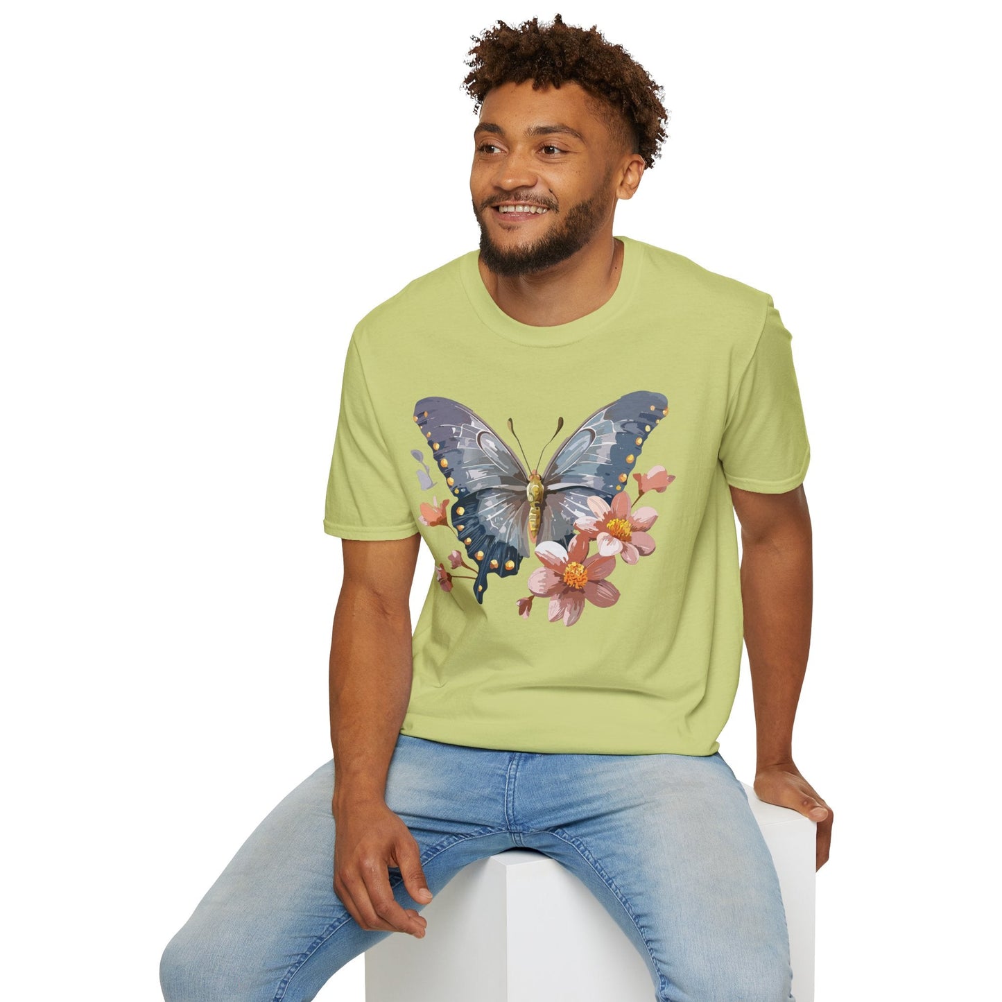 Butterfly Shirt Unisex T Shirt Monarch Butterfly Softstyle Tee Gildan 64000 Breathable Everyday Wear