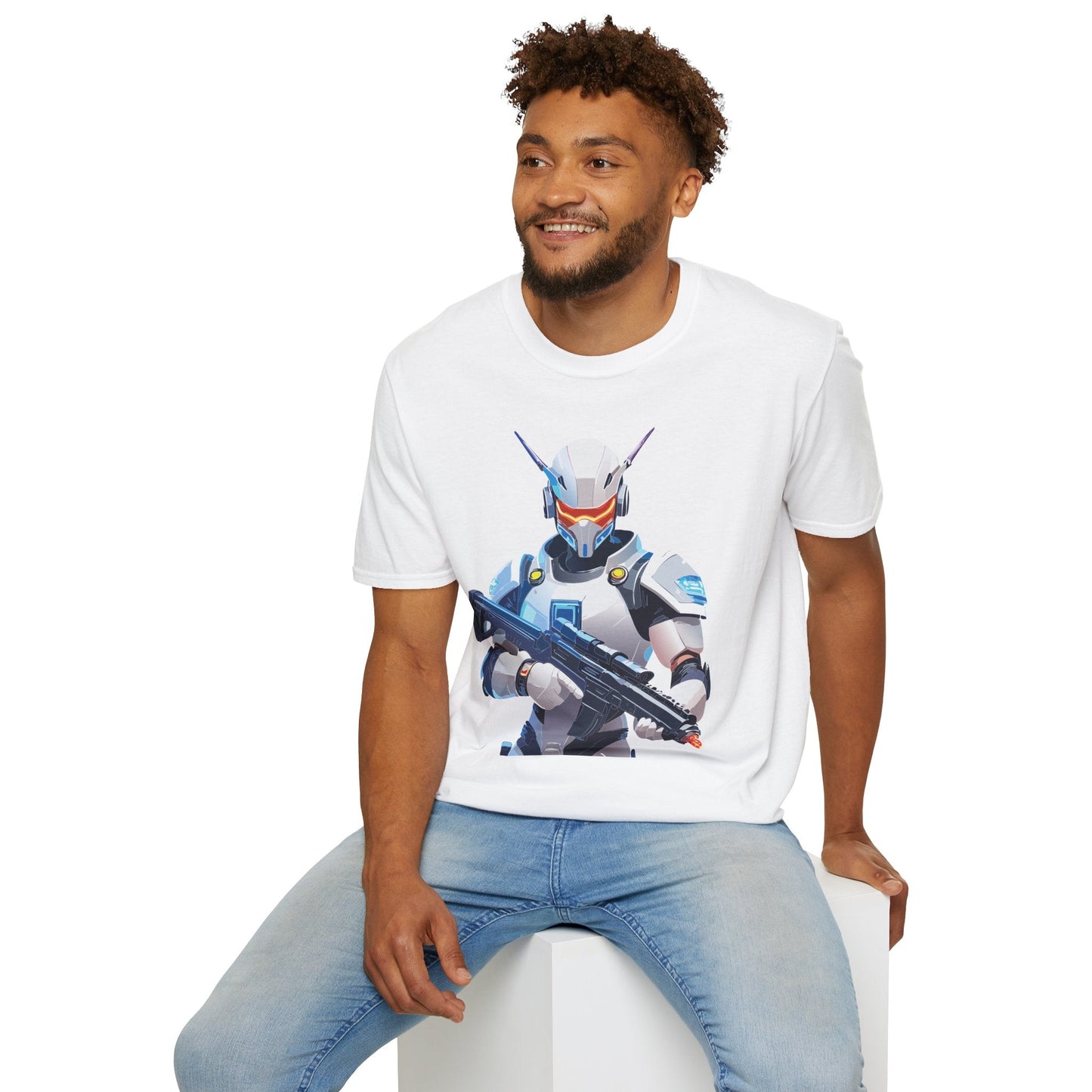 Robocop Shirt Unisex T Shirt With Robocop Artwork Gildan Softstyle 64000 Cotton Tee