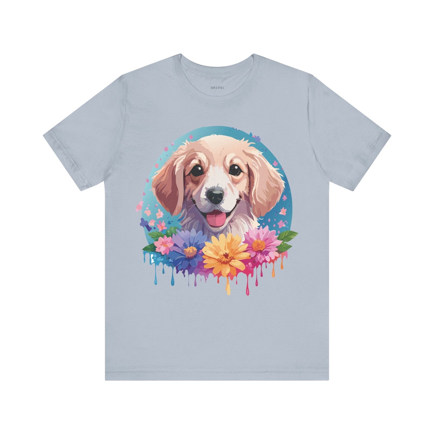 Dog Shirt Unisex Graphic Tee With Original Adelpha Artwork Jersey Short Sleeve Casual Look