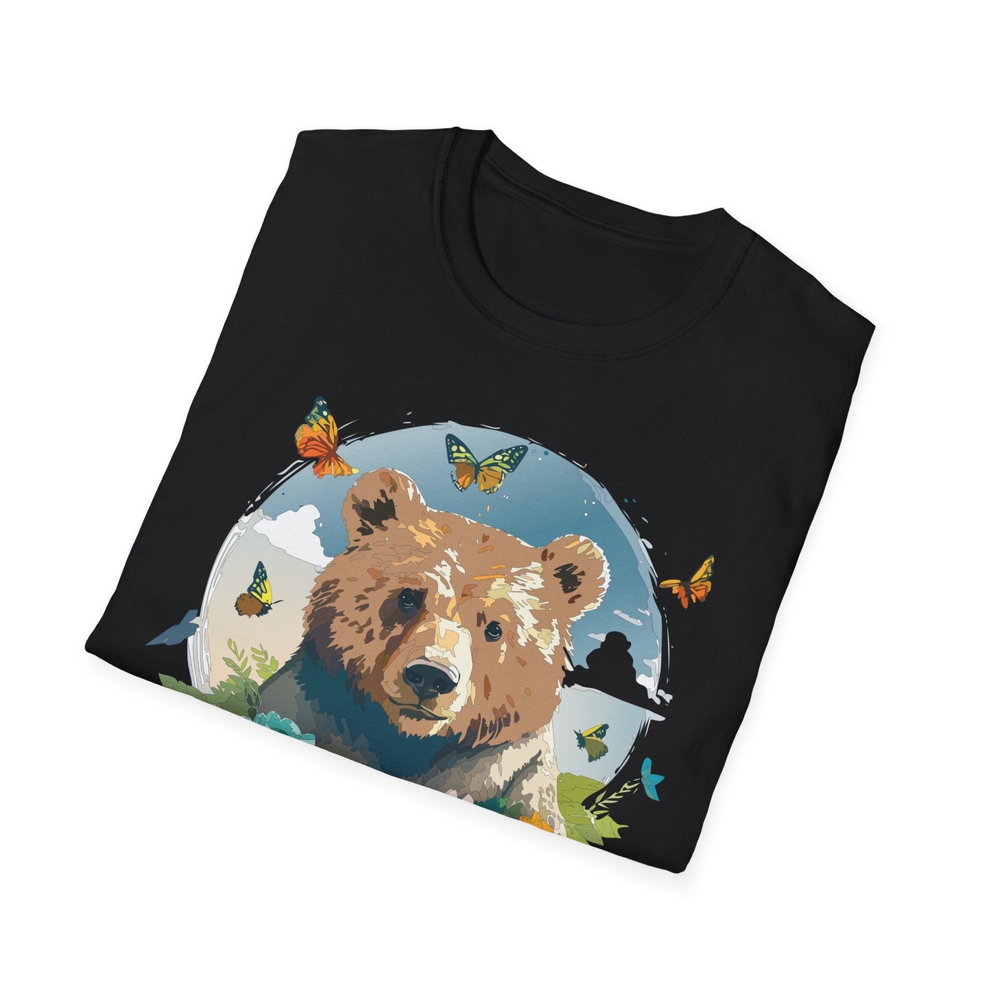 Bear T Shirt Unisex Teddy Bear Tee Softstyle 64000 Ring Spun Cotton Tee Lightweight Breathable