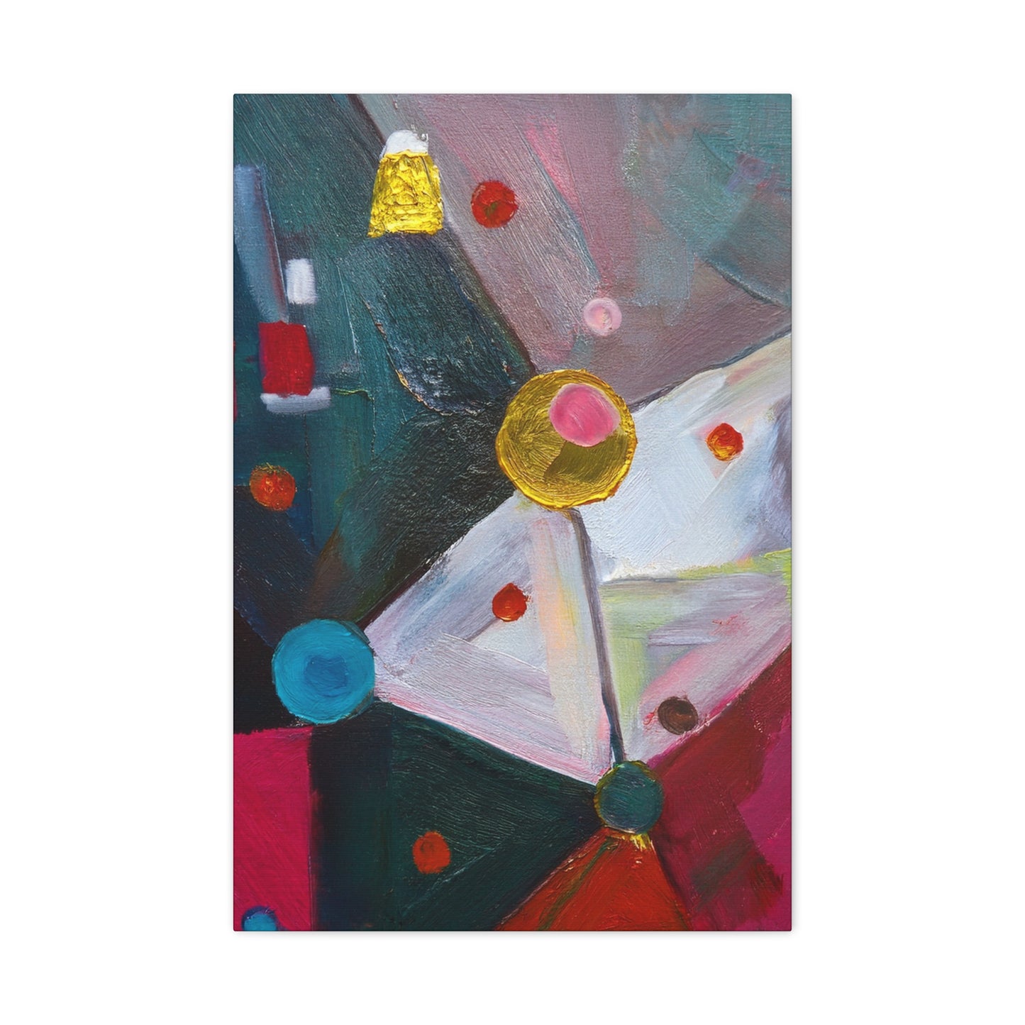 Abstract Oil Painting Print Canvas 20x24,20x30,24x30 24x32,24x36,30x40 32x48,36x48,40x60 Pine-Wood Inner Frame ABS-166