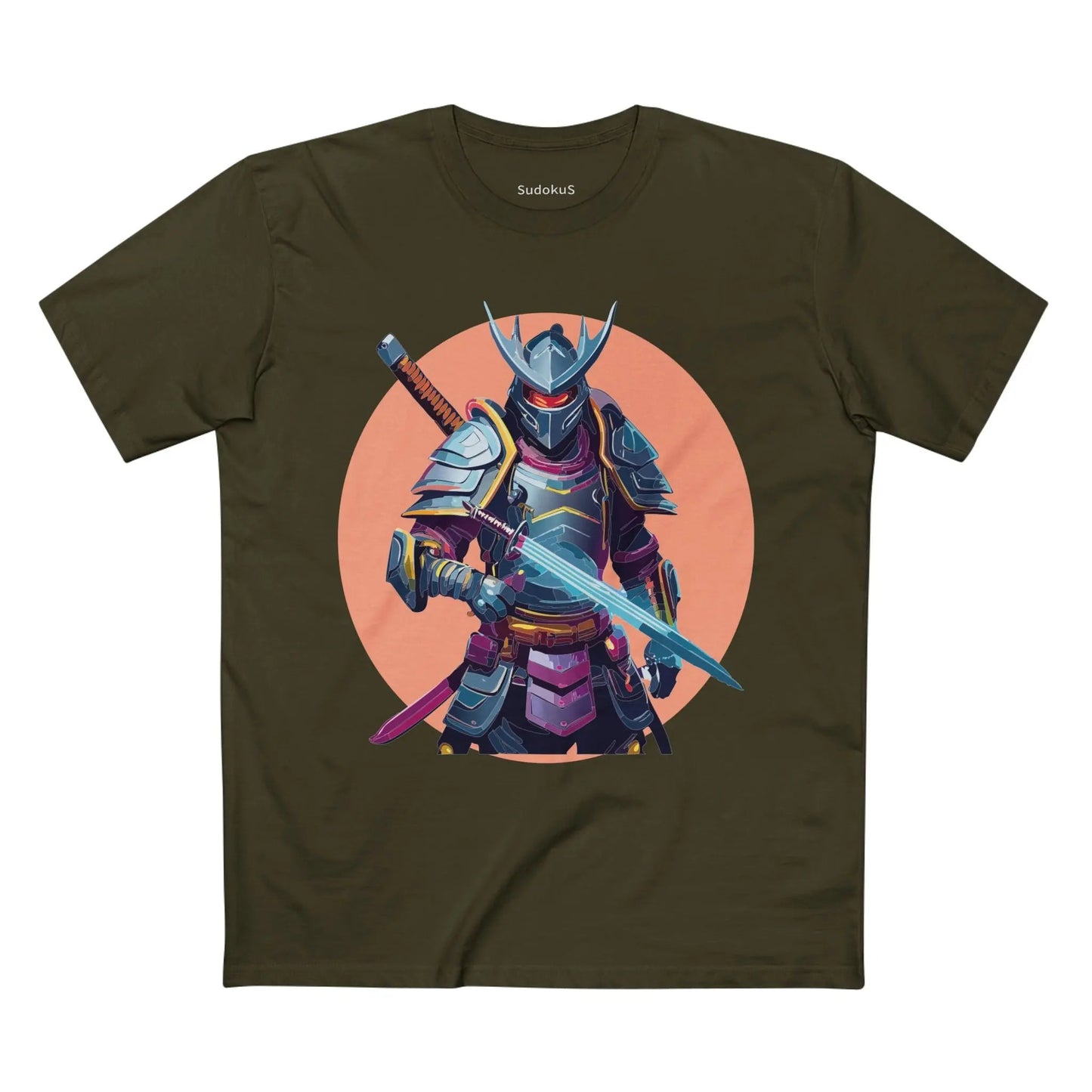 Samurai Graphic Unisex 100 Cotton Staple Tee 7