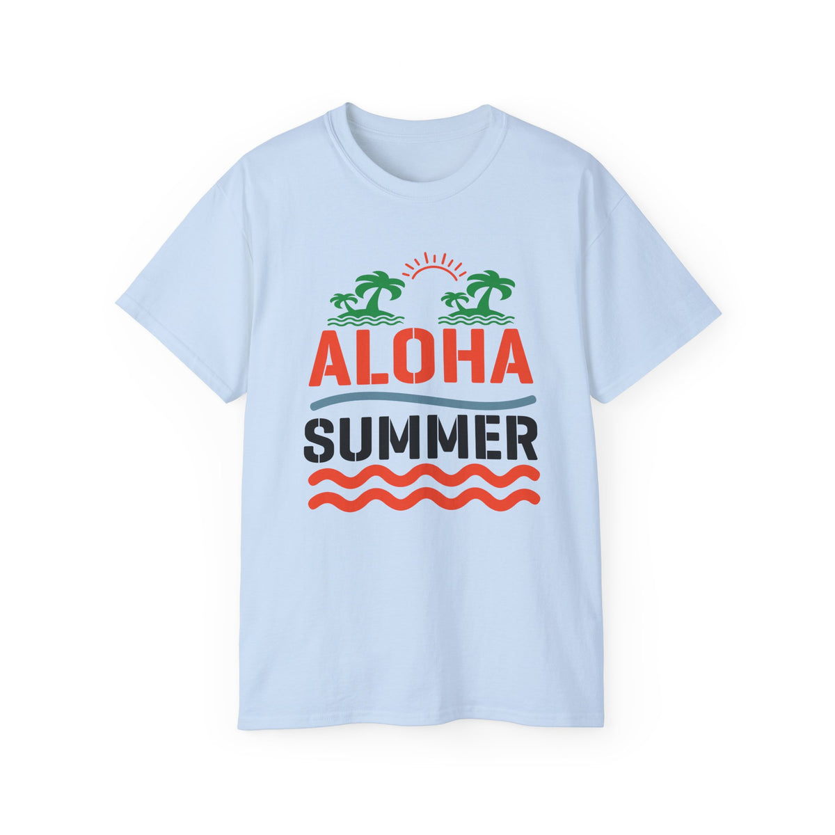 Aloha Summer Shirt | Tropical Palm Beach Tee