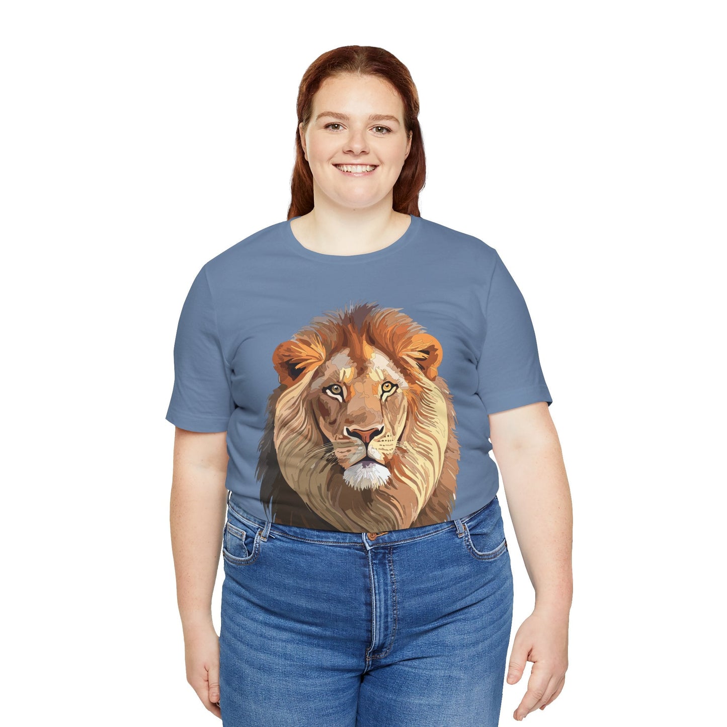Unisex Animal Graphic Tee Shirt With Wild Animals Art Design For Everyday Wear Casual