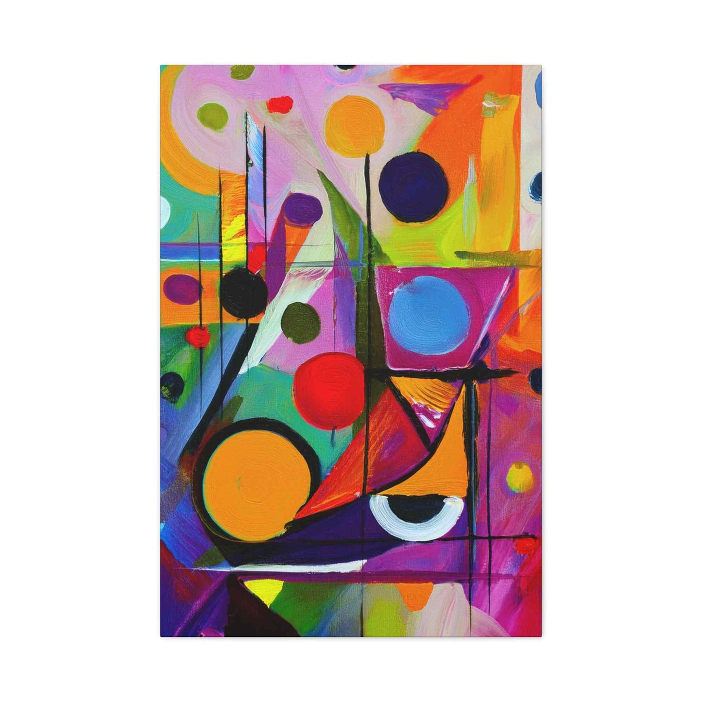 Abstract Painting Print Canvas 20x24,20x30,24x30, 24x32,24x36,30x40, 32x48,36x48,40x60 Pine-Wood Inner Frame ABS-15