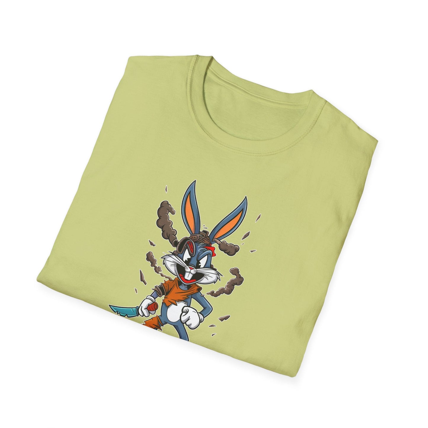 Bugs Bunny T Shirt Unisex Cartoon Tee Gildan Softstyle 64000 Comfortable Graphic Tee Classic