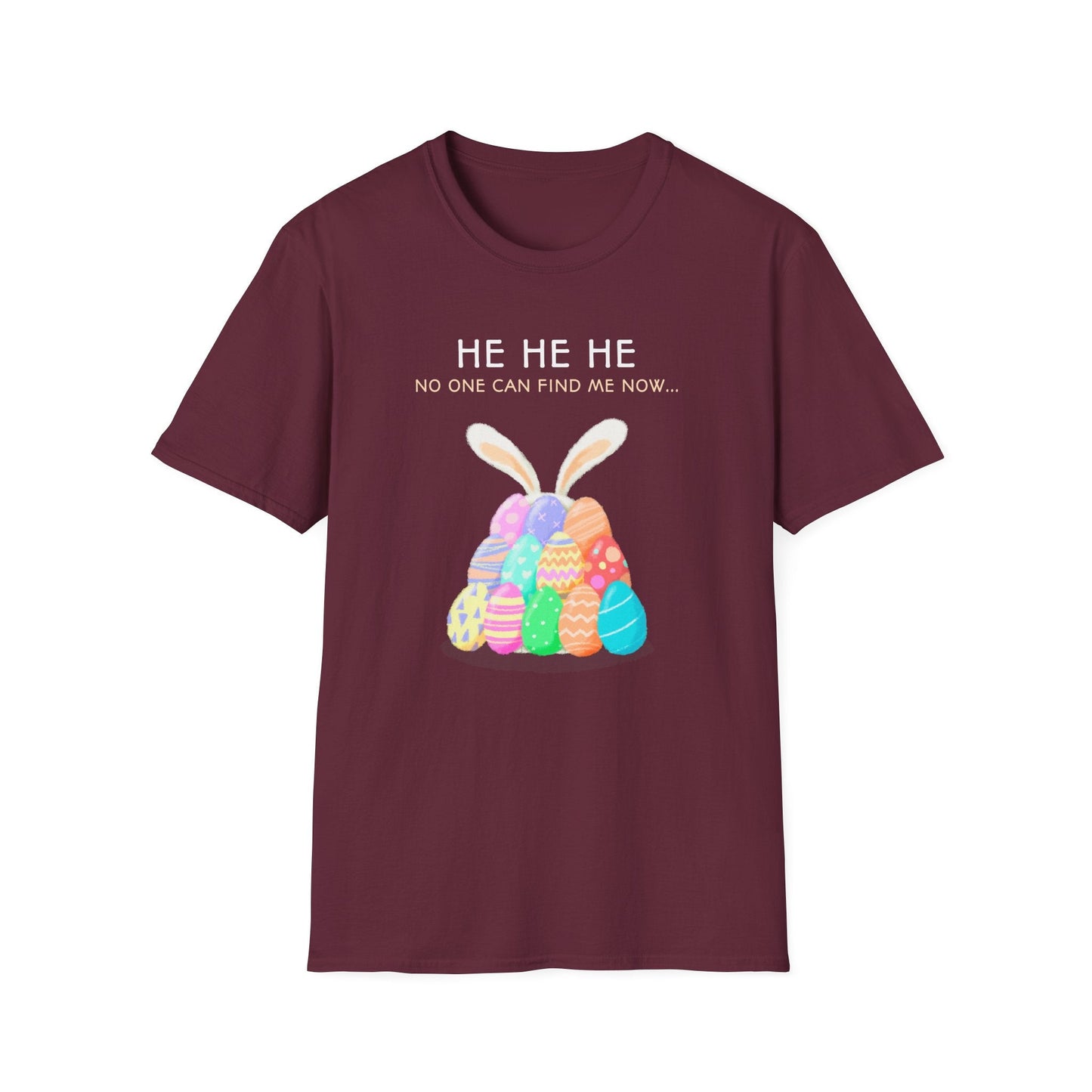Easter Egg T Shirt Unisex Softstyle 100 Percent Ring Spun Cotton Easter Design Tee