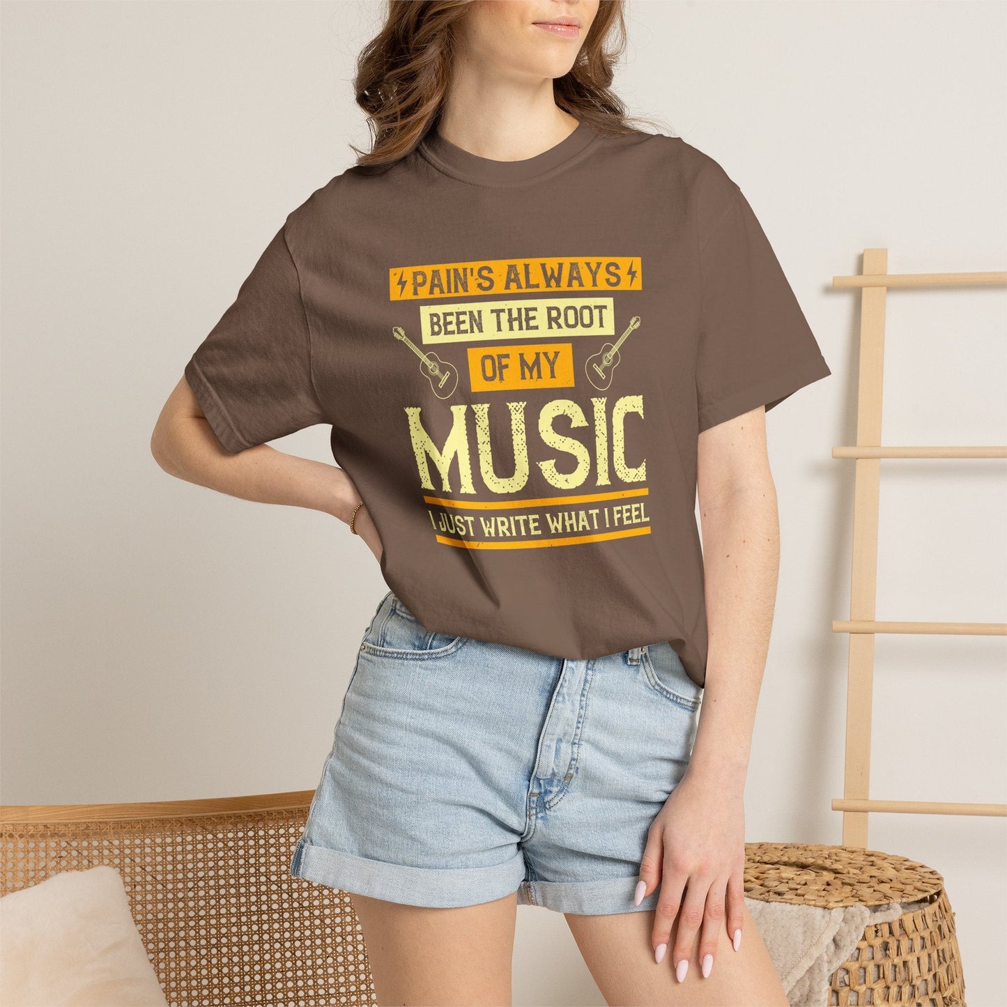 Music Graphic Design Unisex Cotton T-shirt  m41