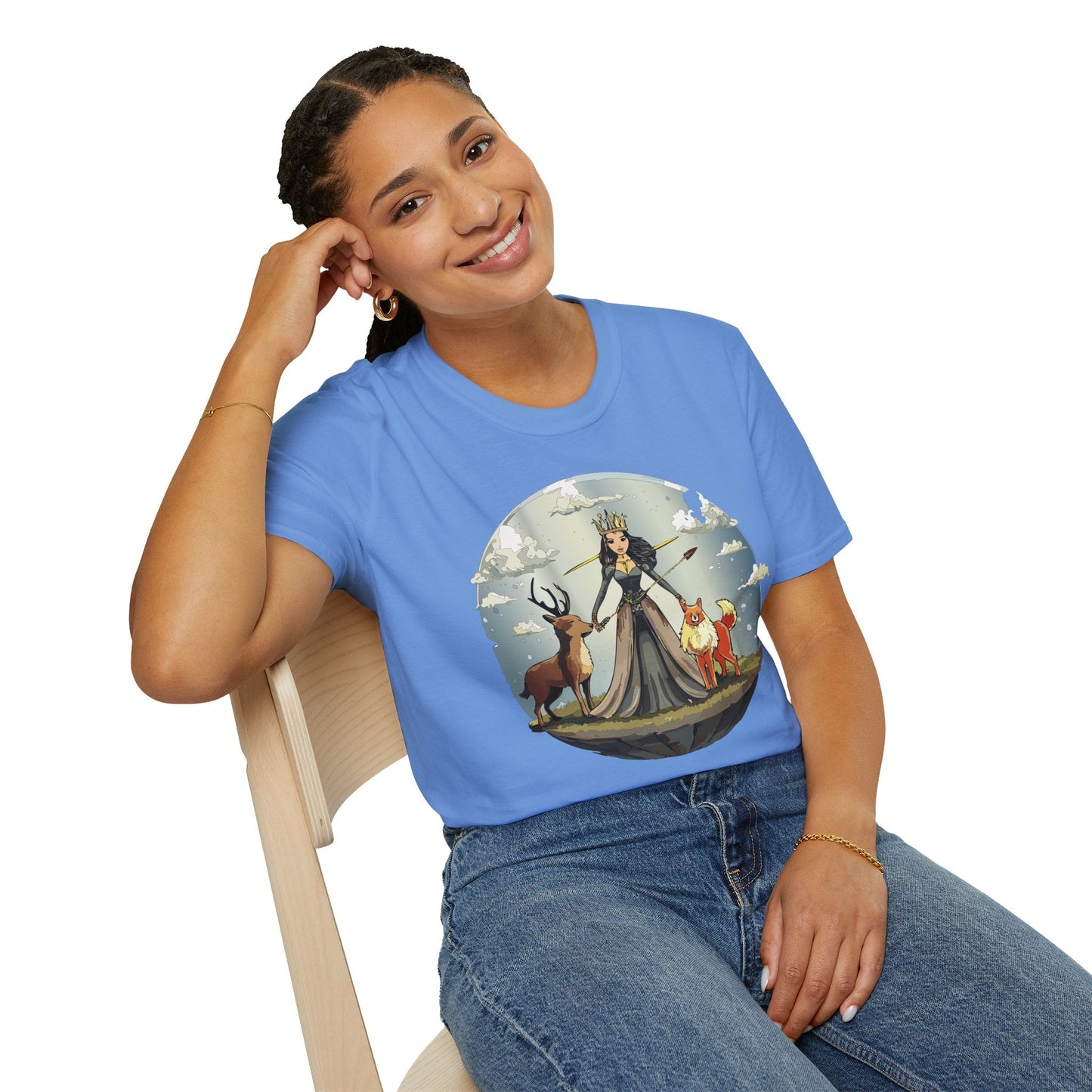 Womens Graphic T Shirt Art Design Tee Softstyle Gildan 64000 Cotton Comfort Fit Casual Wear