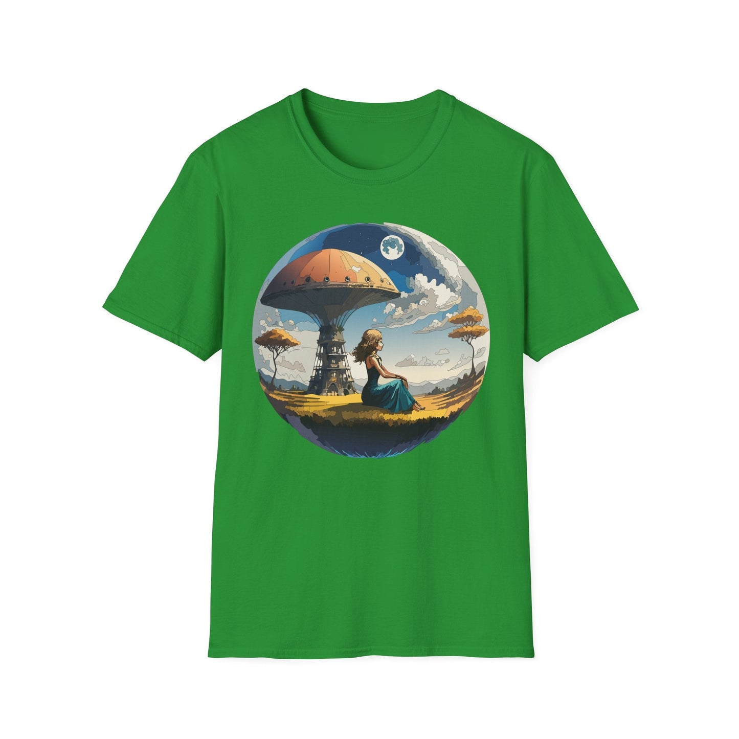 Womens Graphic T Shirts Art Design Shirt Softstyle Short Sleeve Cotton Tee Premium Quality