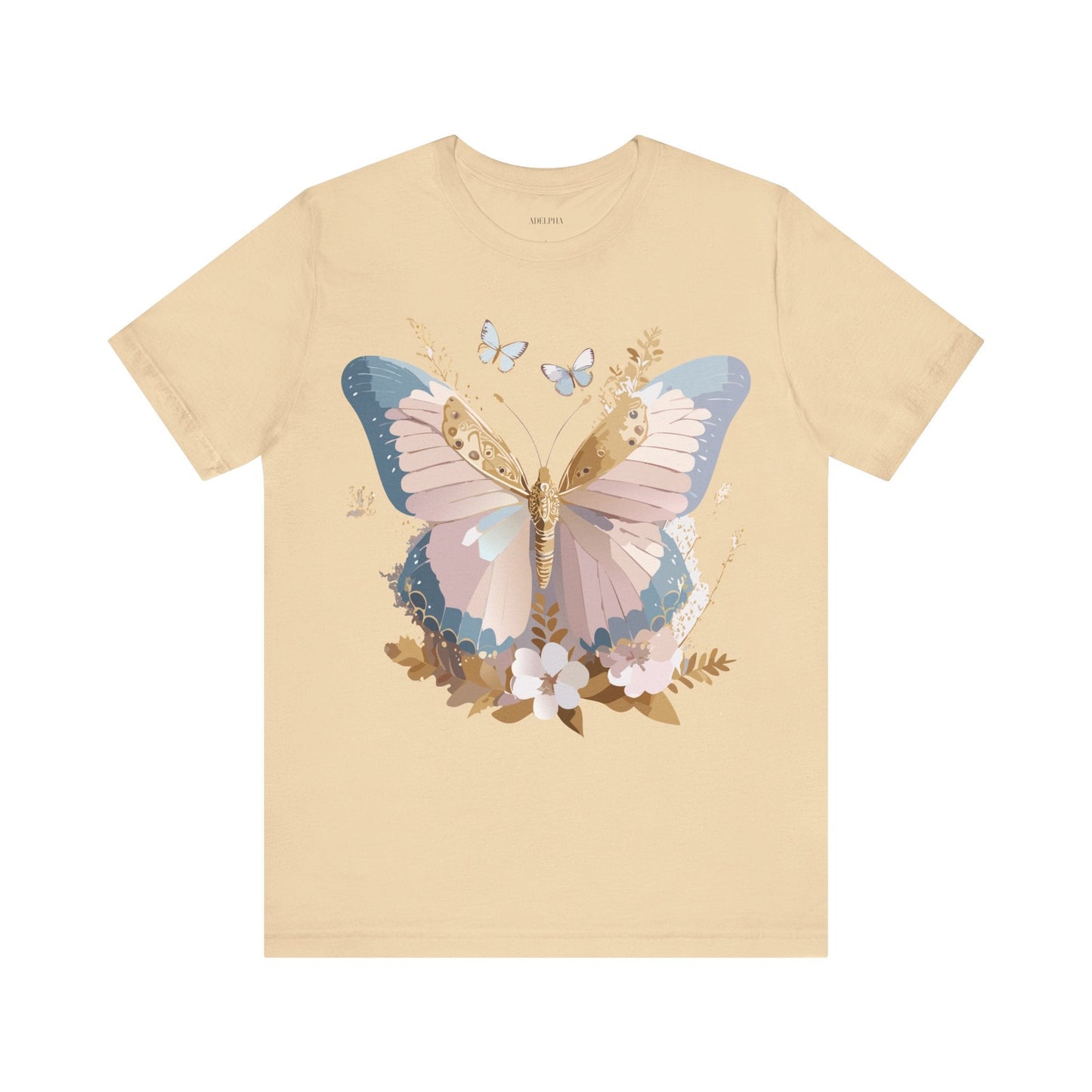 Adelpha Vintage Inspired Butterfly Graphic Tee Unisex Short Sleeve