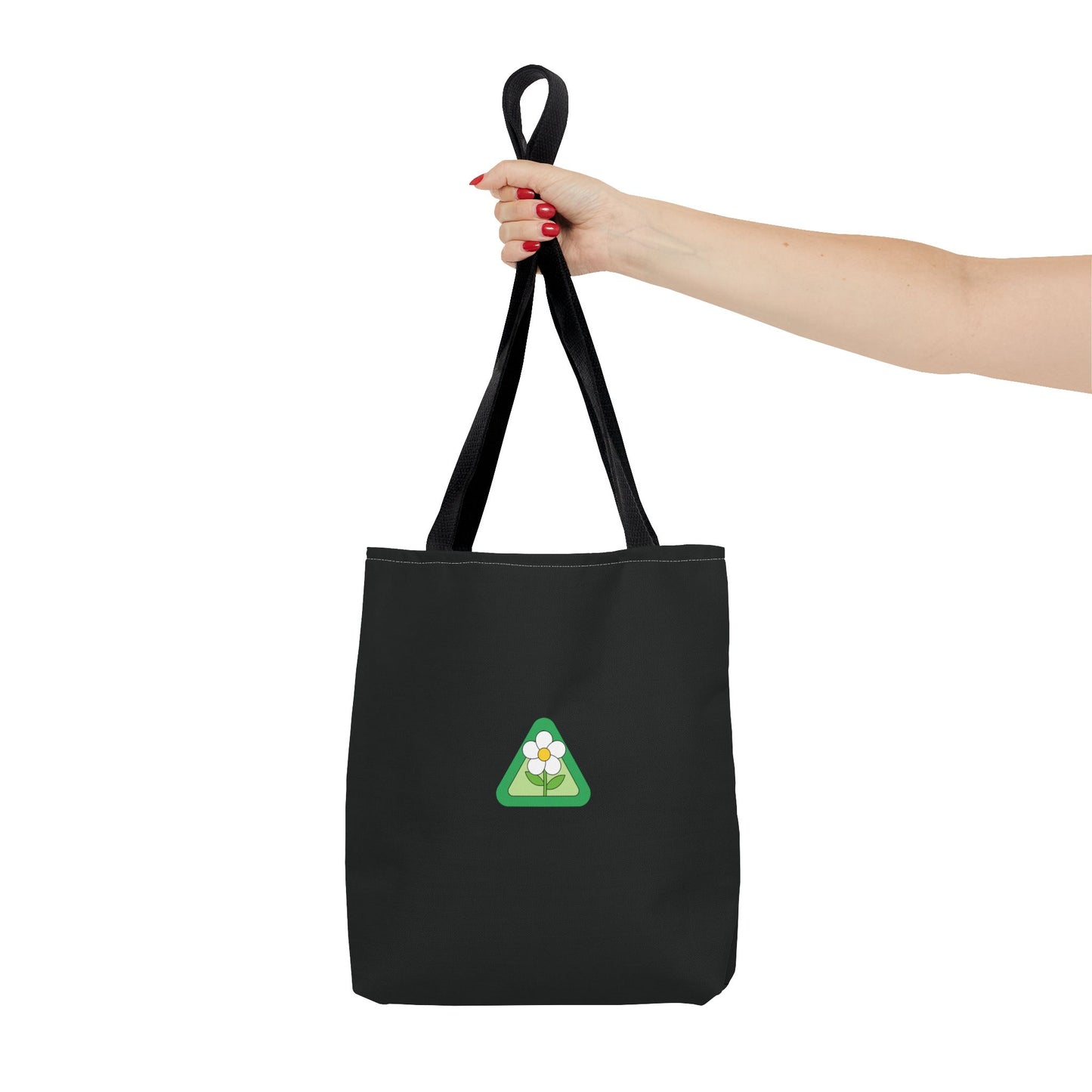 ECO BLACK COLOR CANVAS BAG HIGH-QUALITY 100% SPUN POLYESTER 3 SIZES BAG-E5