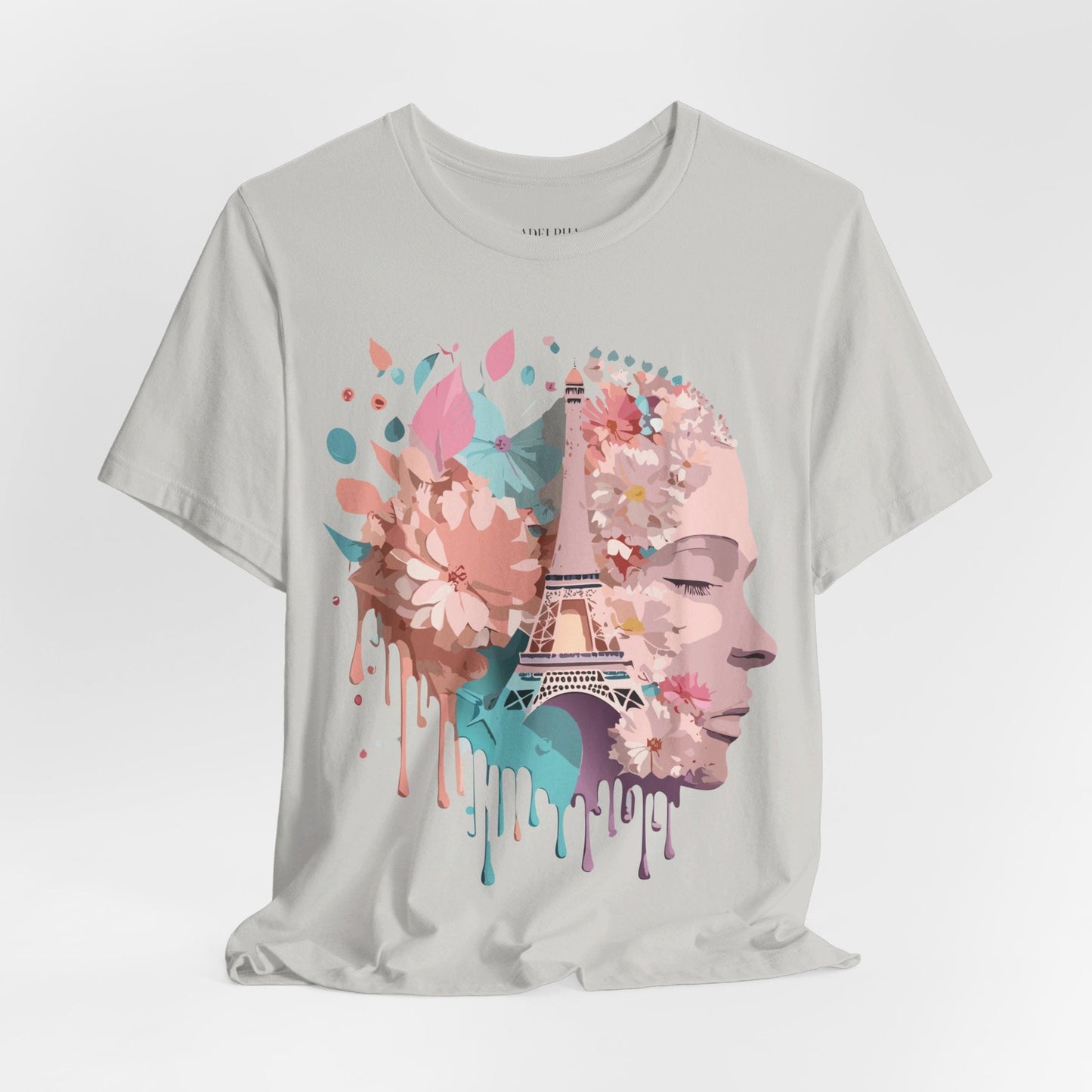 Paris Tourist Shirt Unisex Graphic Tee Featuring Adelpha Vintage Art Design Premium Comfort