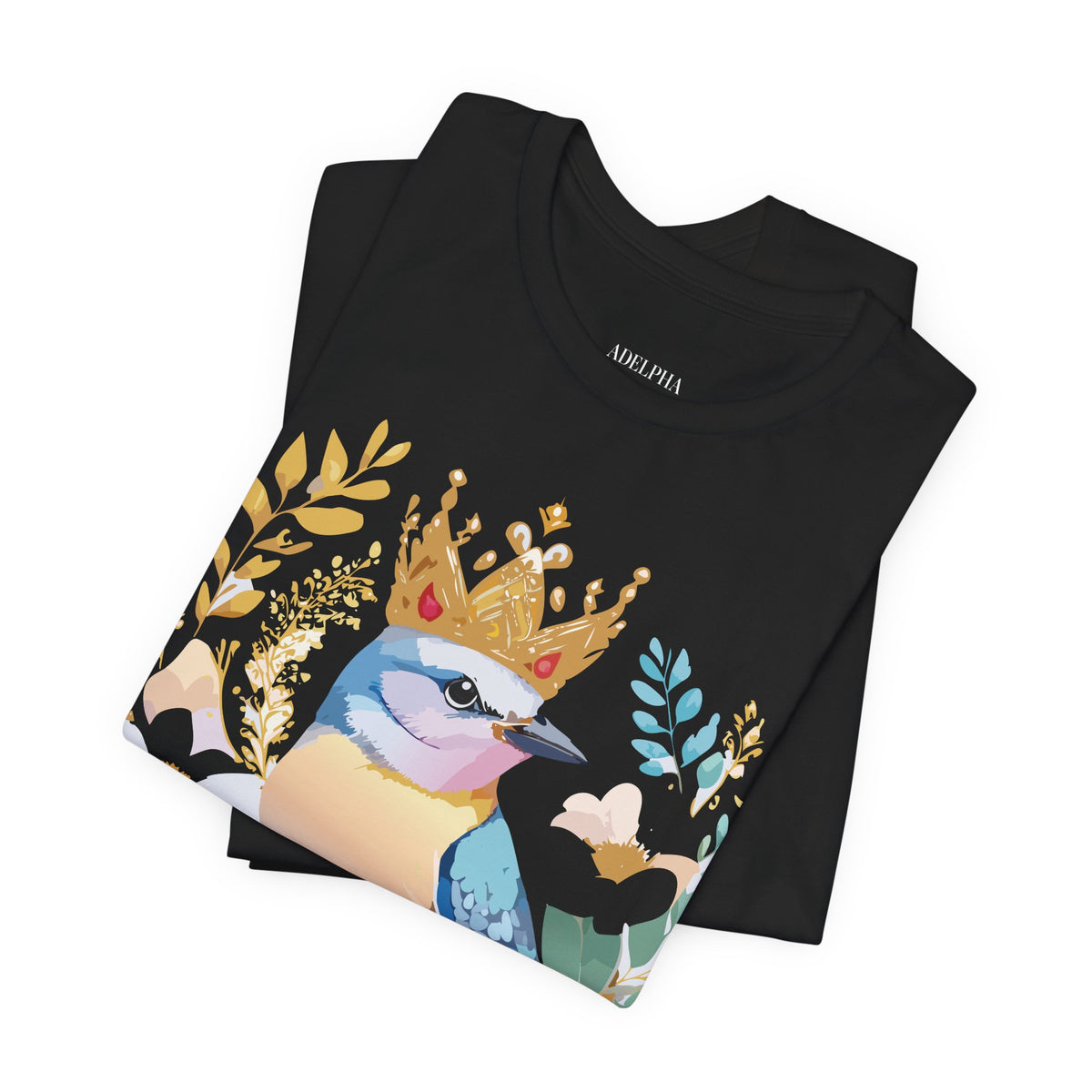 Medallion Graphic Unisex Cotton Bella+Canvas Tee with Art Design d81