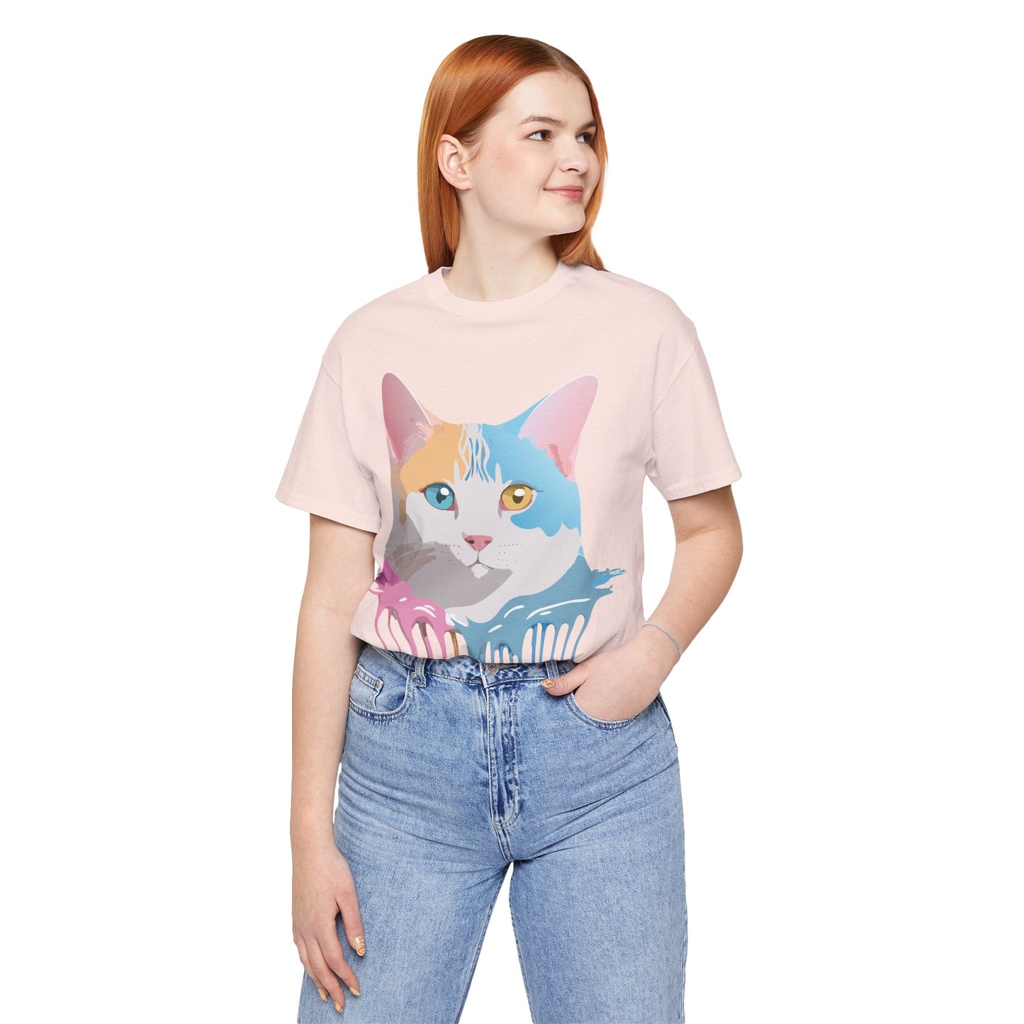 Adelpha Cat Graphic Tee Unisex Jersey Short Sleeve Vintage Inspired