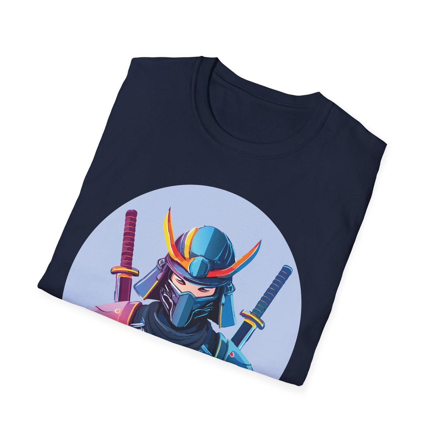 Samurai T Shirt Unisex Softstyle Gildan 64000 Breathable Cotton Tee For Everyday Wear