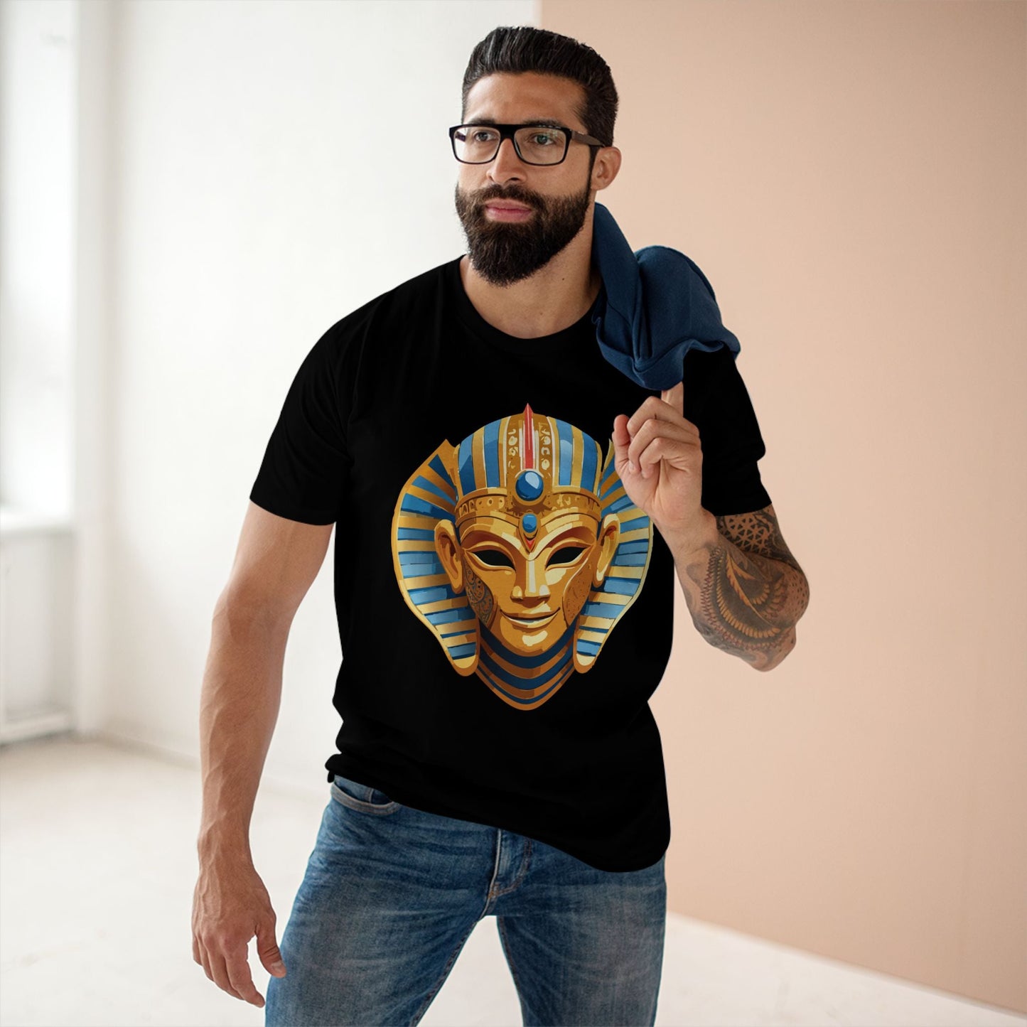 Mask Graphic Unisex 100 Cotton Staple Tee 31