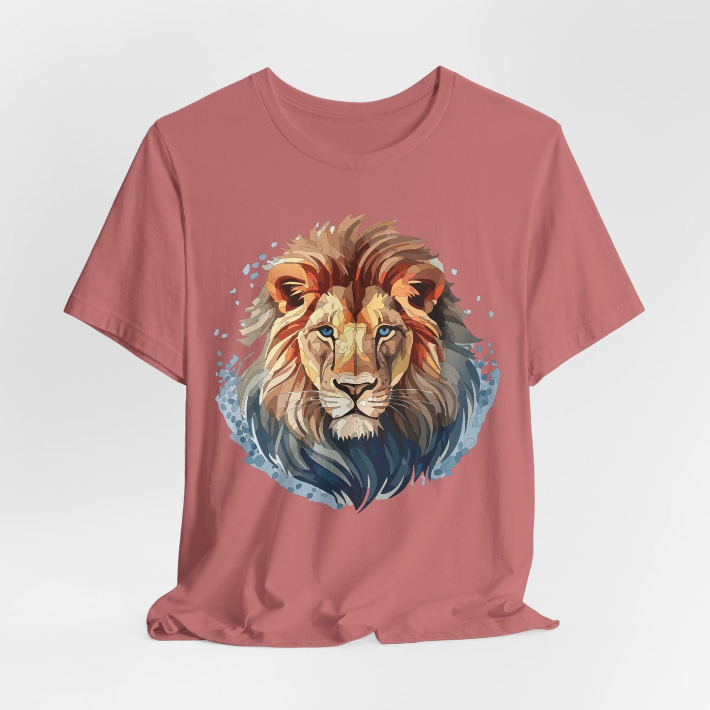 Lion Shirt, Animal Shirt, T-Shirt with Lion, Art Design Tee, Animal Tees, Safari T-Shirt 12