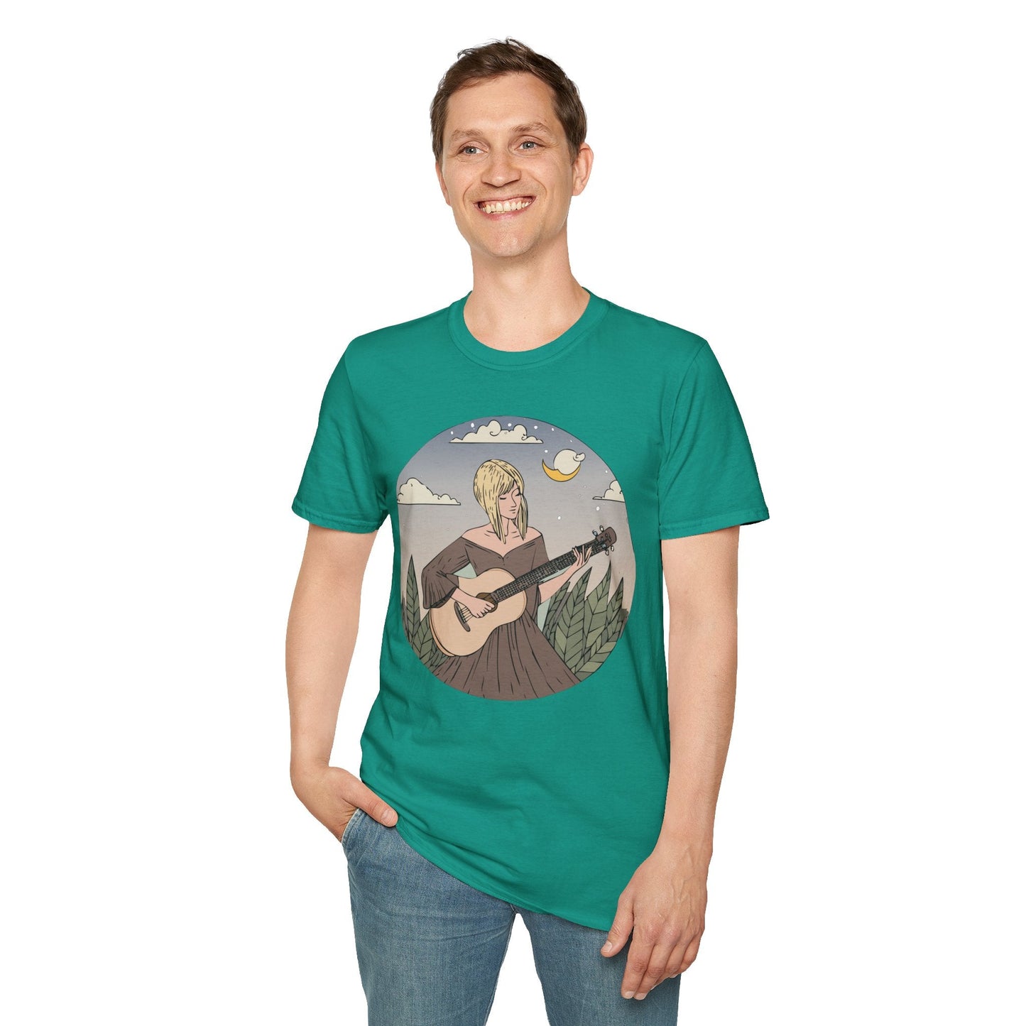 Womens Graphic T Shirts Art Design Shirt Softstyle Unisex Cotton Tee 100 Percent Comfort