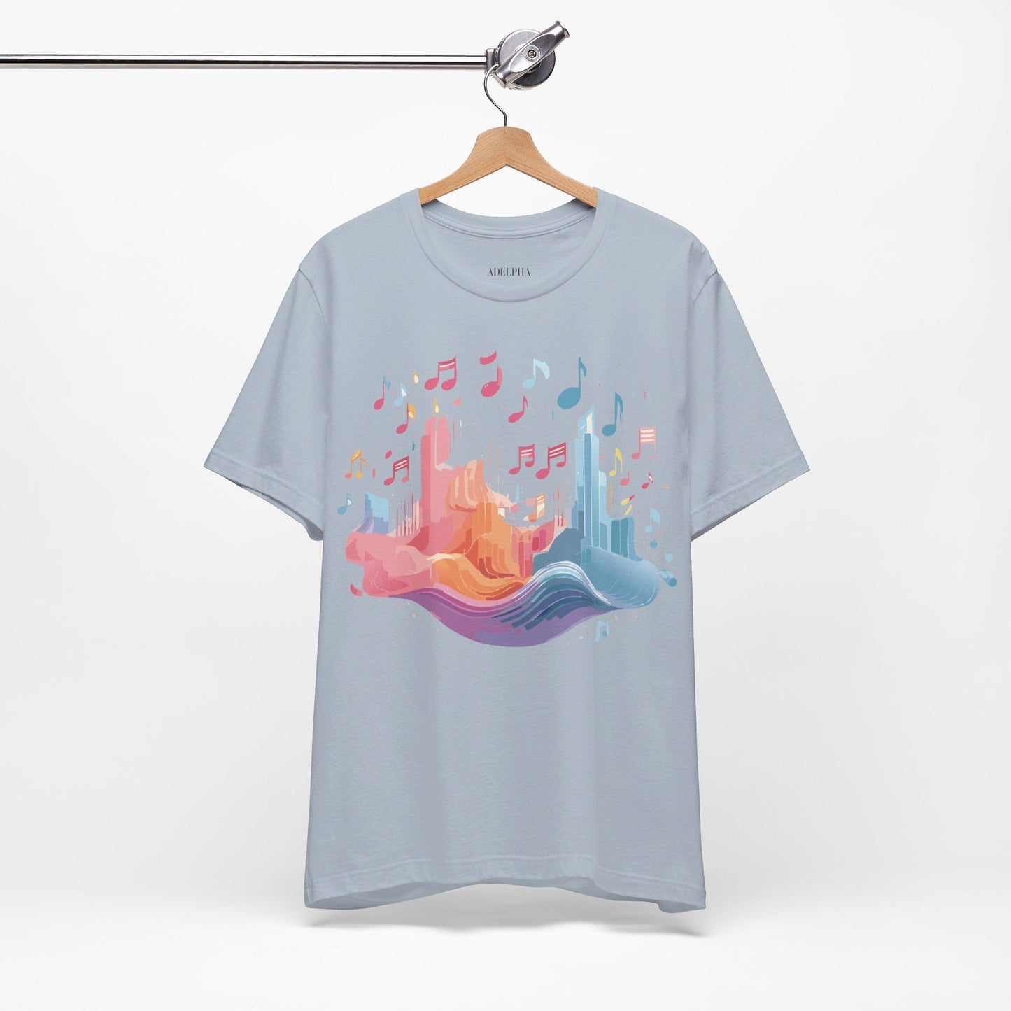 Music Graphic Tee Unisex Jersey Short Sleeve Art Design Adelpha Vintage Artwork Premium