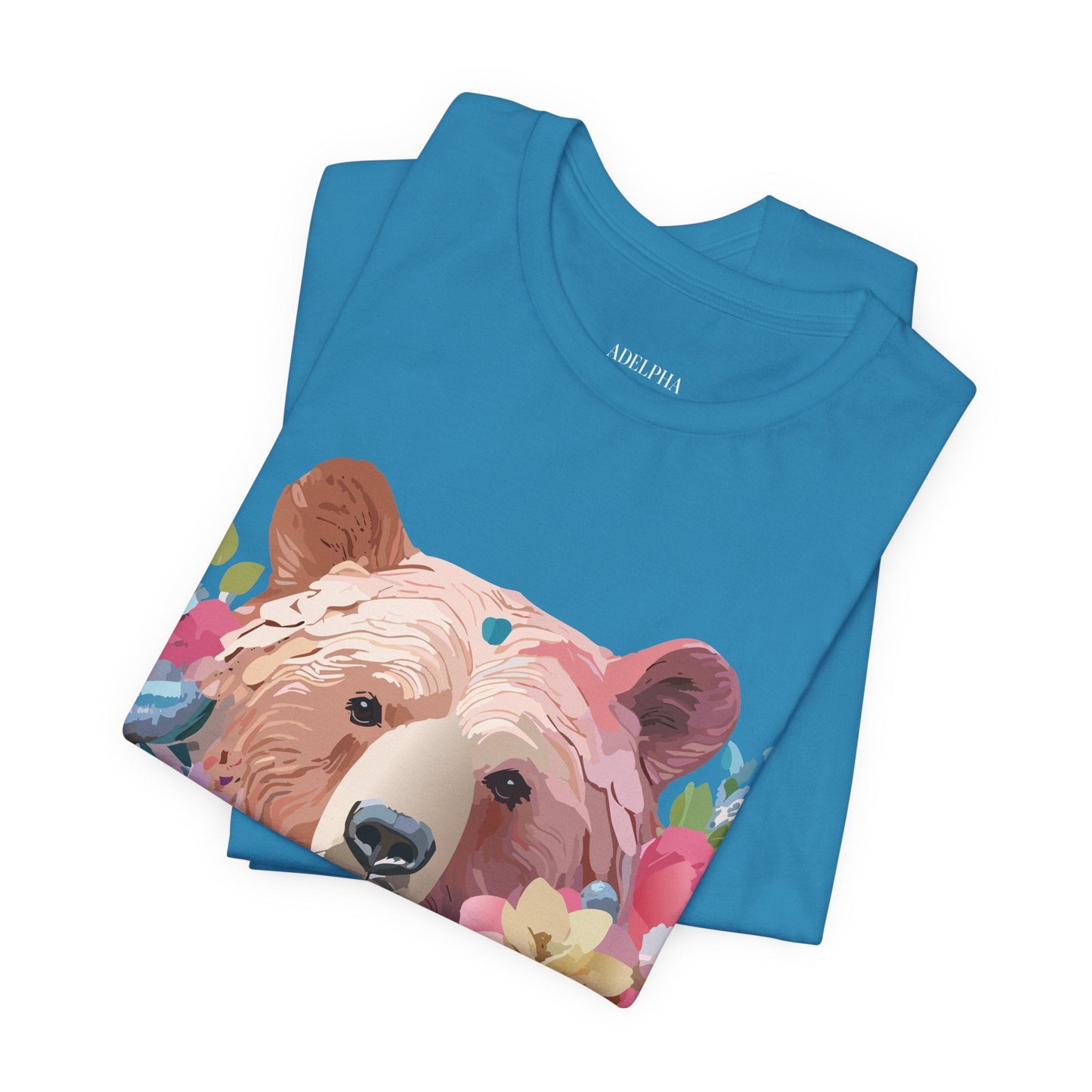 Bear Graphic T Shirt Unisex Adelpha Vintage Art Design Tee Edition