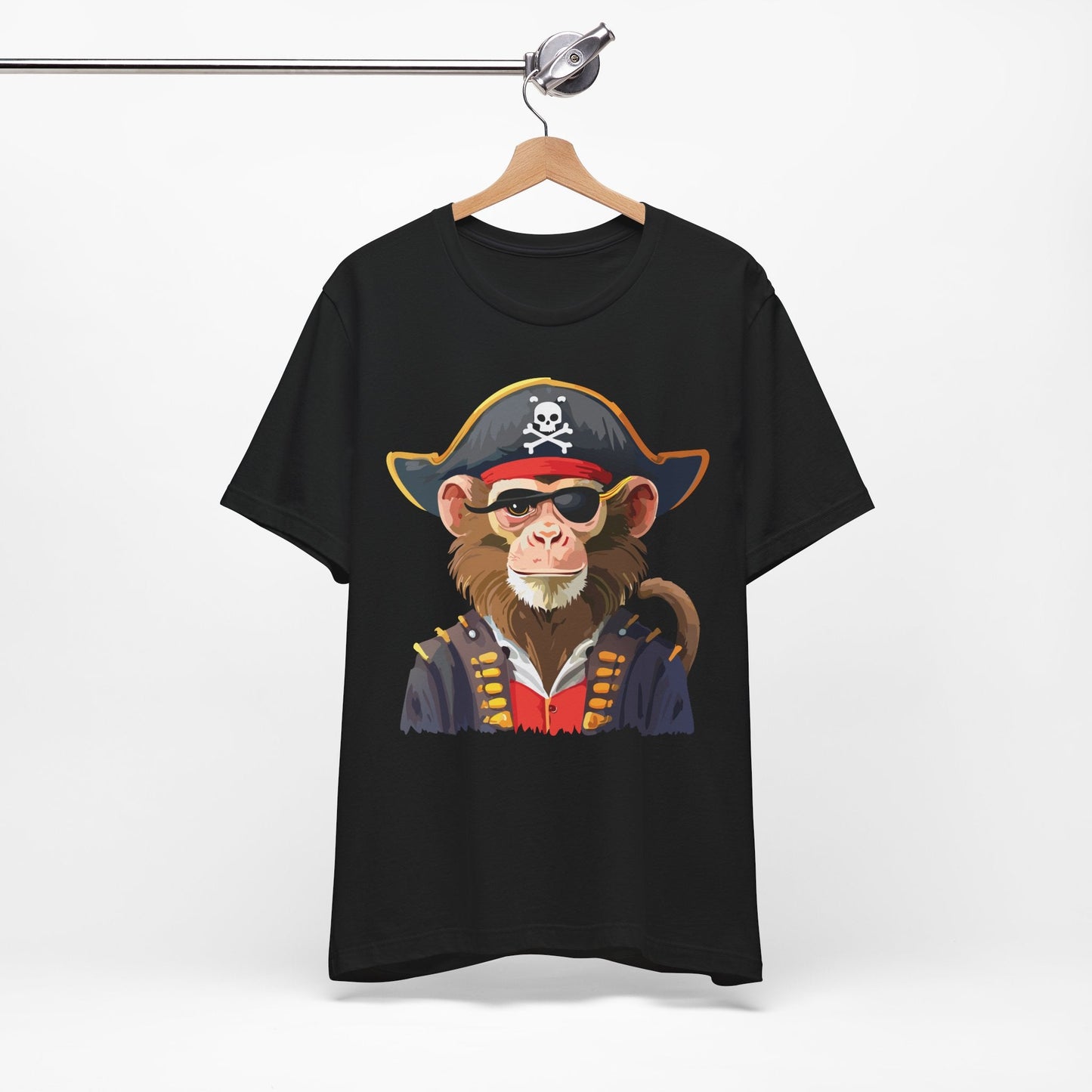 Unisex Animal Design Tee Shirt With Wild Animals Art Print Gildan Softstyle 64000