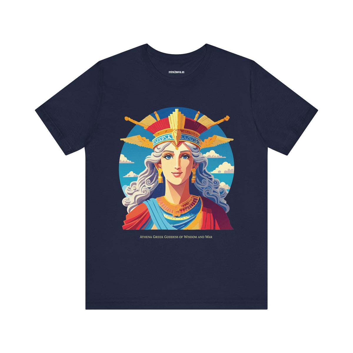 Goddess Graphic Unisex Cotton Bella+Canvas Tee with Athena