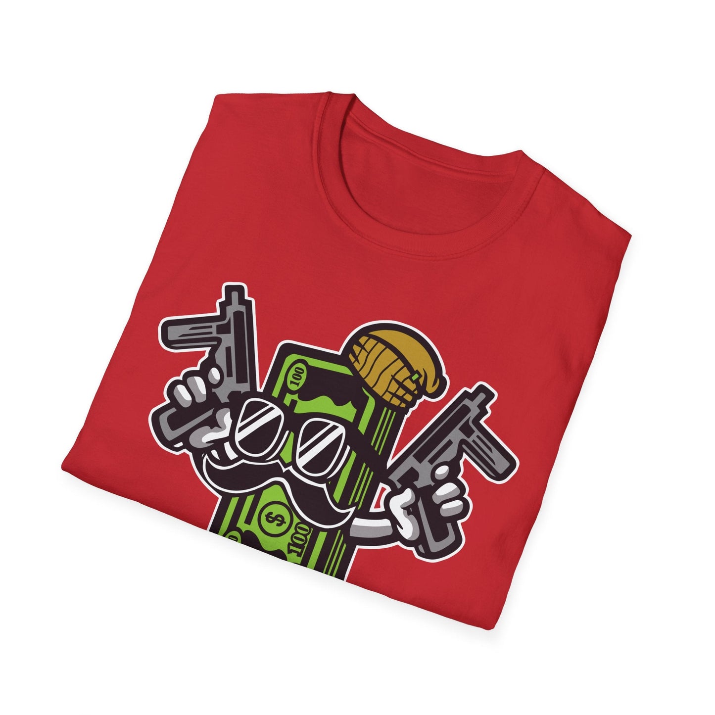 Cartoon T Shirt Animation Tee Funny Graphic Unisex Gildan Softstyle 64000 Cotton