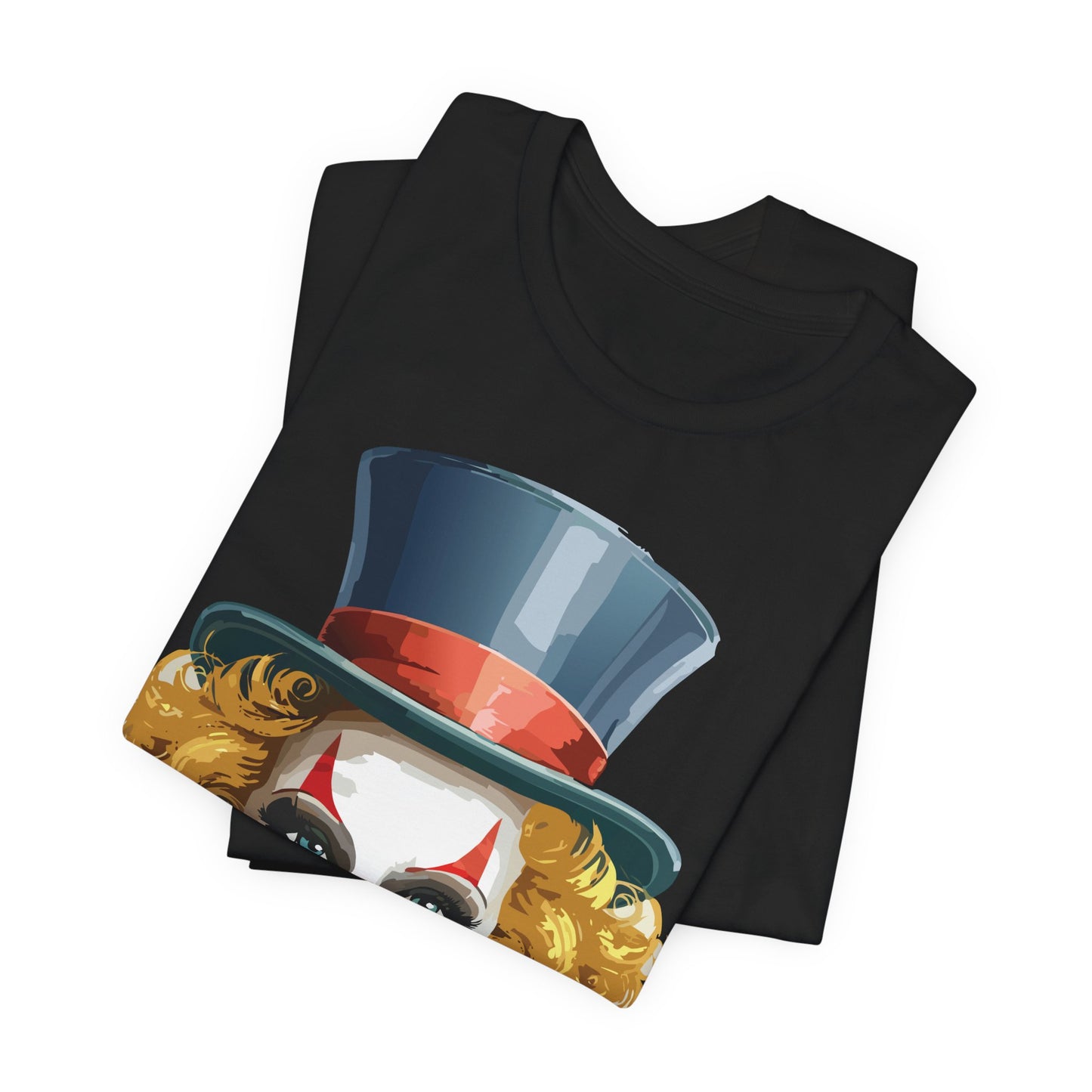 Clown Shirt, Funny Shirt, T-Shirt with Clown, Funny Art Design Tee, Circus Tees, Circus T-Shirt, Unisex Humor Wear 11