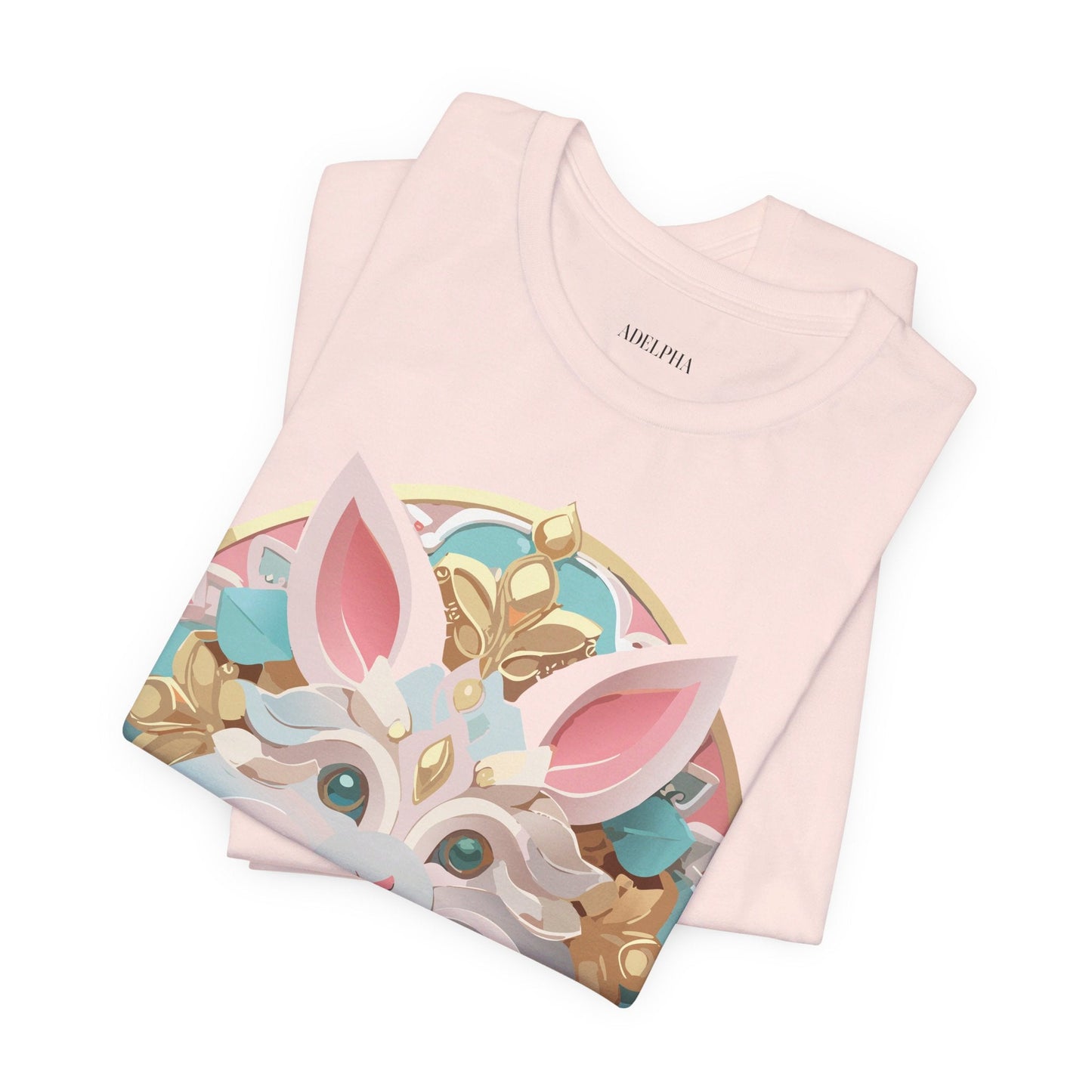 Medallion Graphic Unisex 100 Cotton Vintage Animal Medal Artwork Tee 88