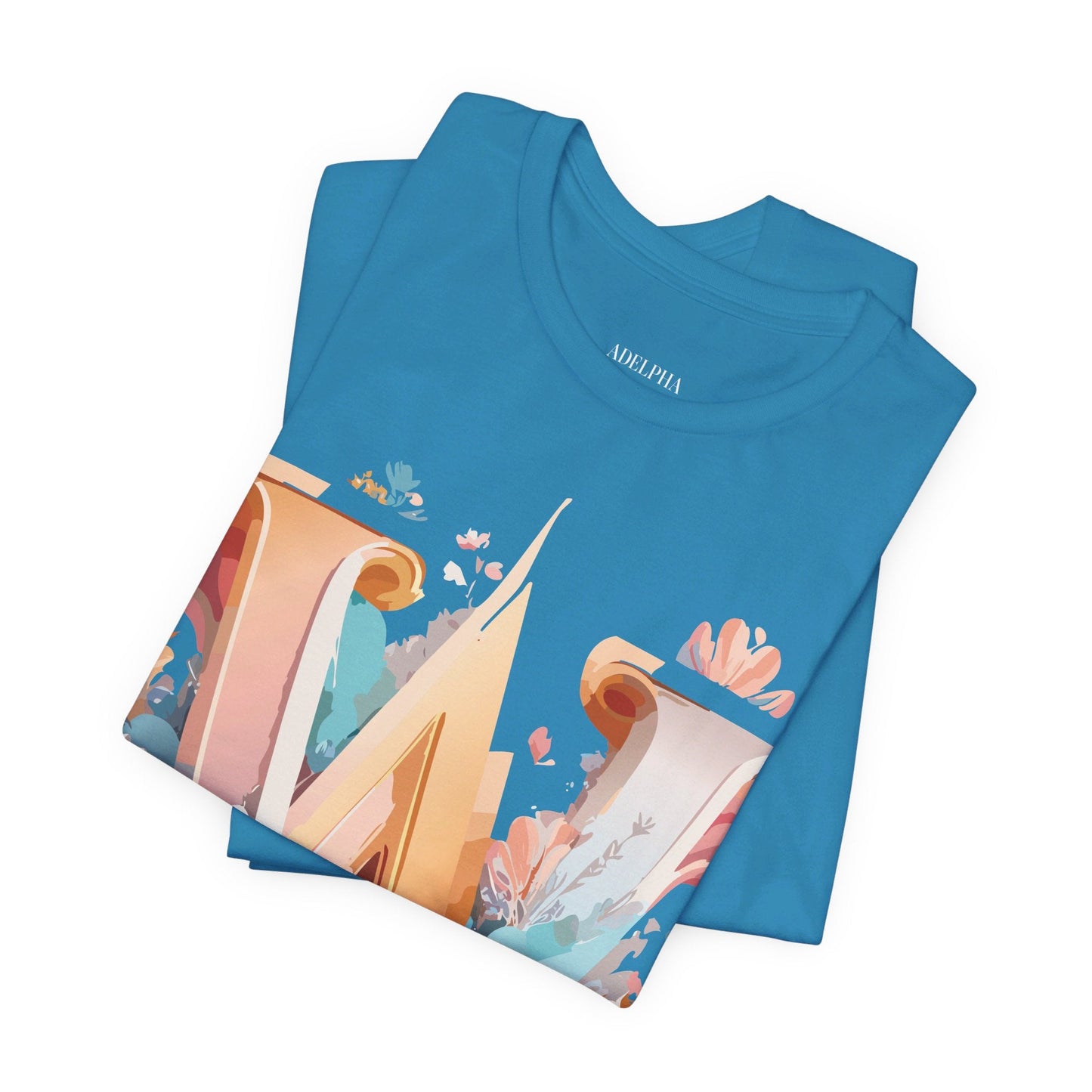 Letter W Shirt Unisex Graphic Tee By Adelpha Vintage Inspired Art Short Sleeve Collection