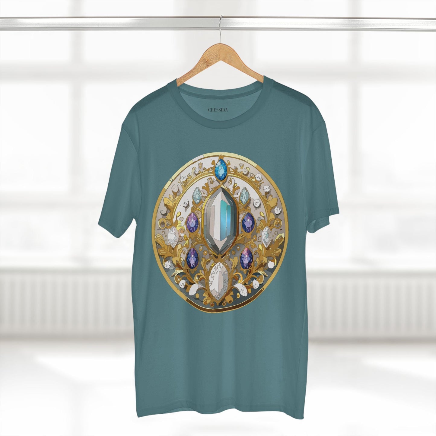Medallion Graphic T-Shirt Unisex 100 Cotton With Gold Art Design Medal Tee 15