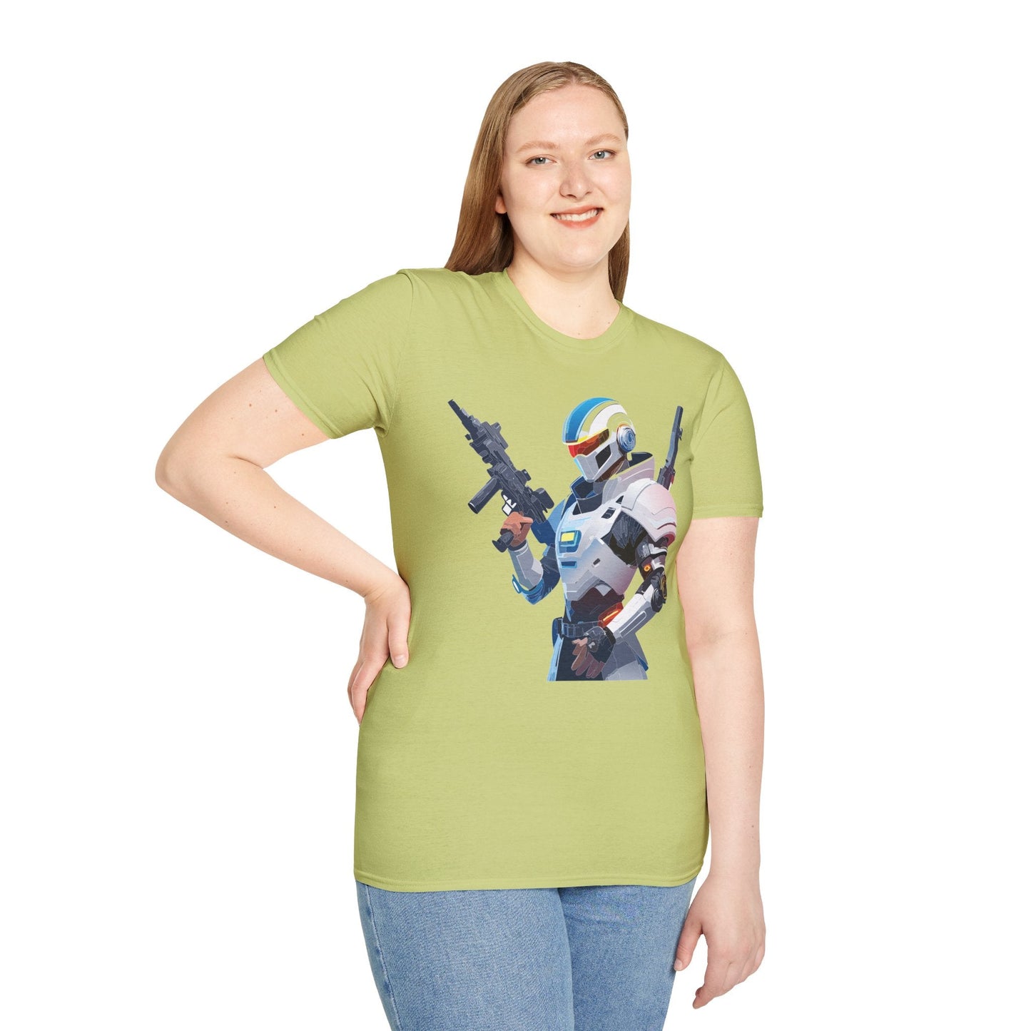 Robocop T Shirt Unisex Gildan Softstyle 64000 100 Percent Ring Spun Cotton Tee Premium