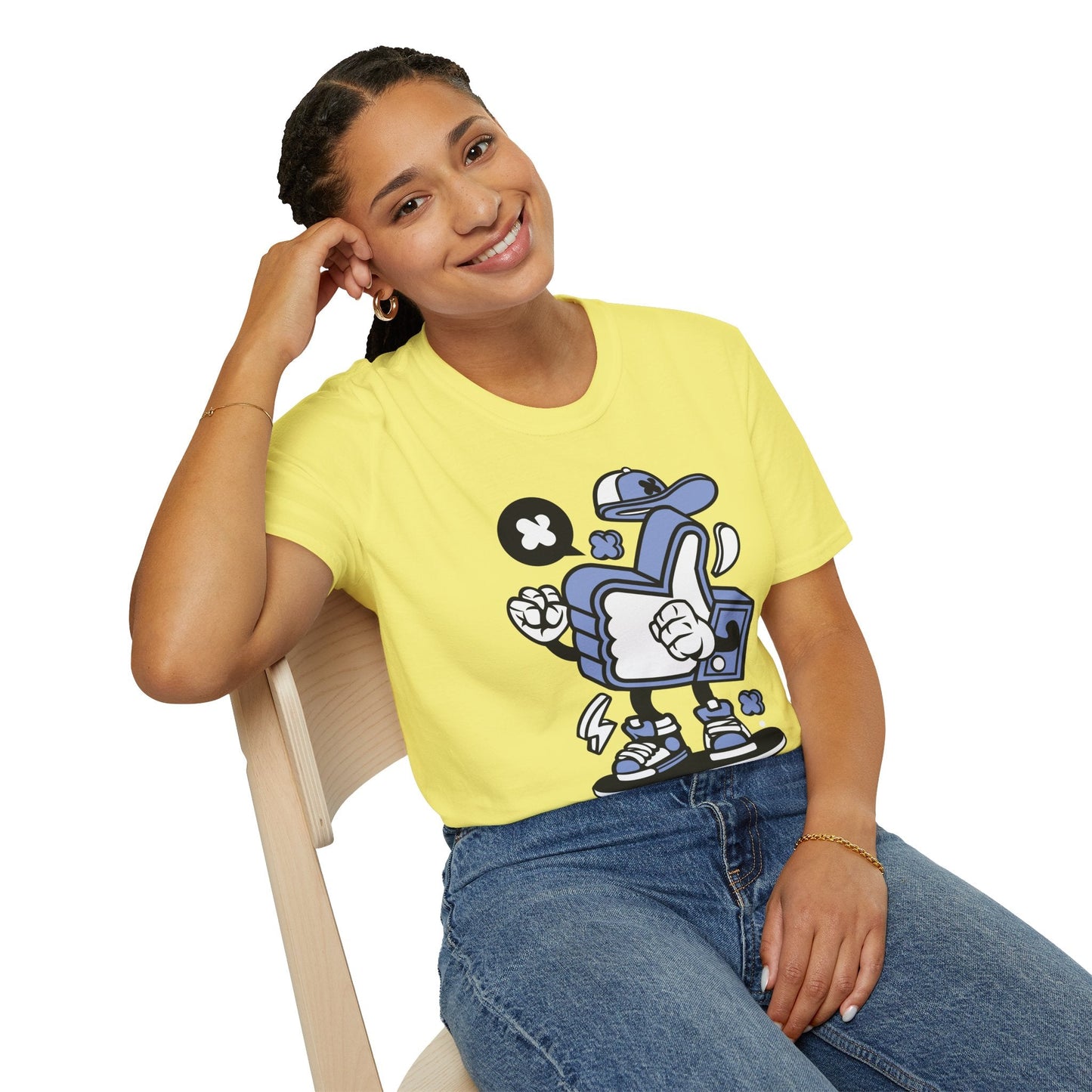 Cartoon T Shirt Animation Tee Funny Graphic Tee For Unisex Gildan Softstyle 64000 Cotton