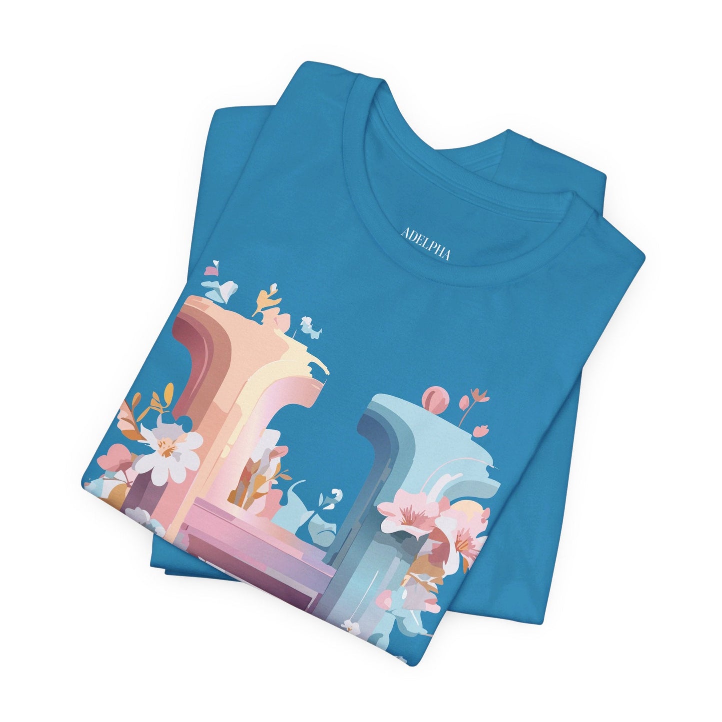 Letter H Shirt Unisex Graphic Tee By Adelpha Vintage Inspired Artwork Short Sleeve